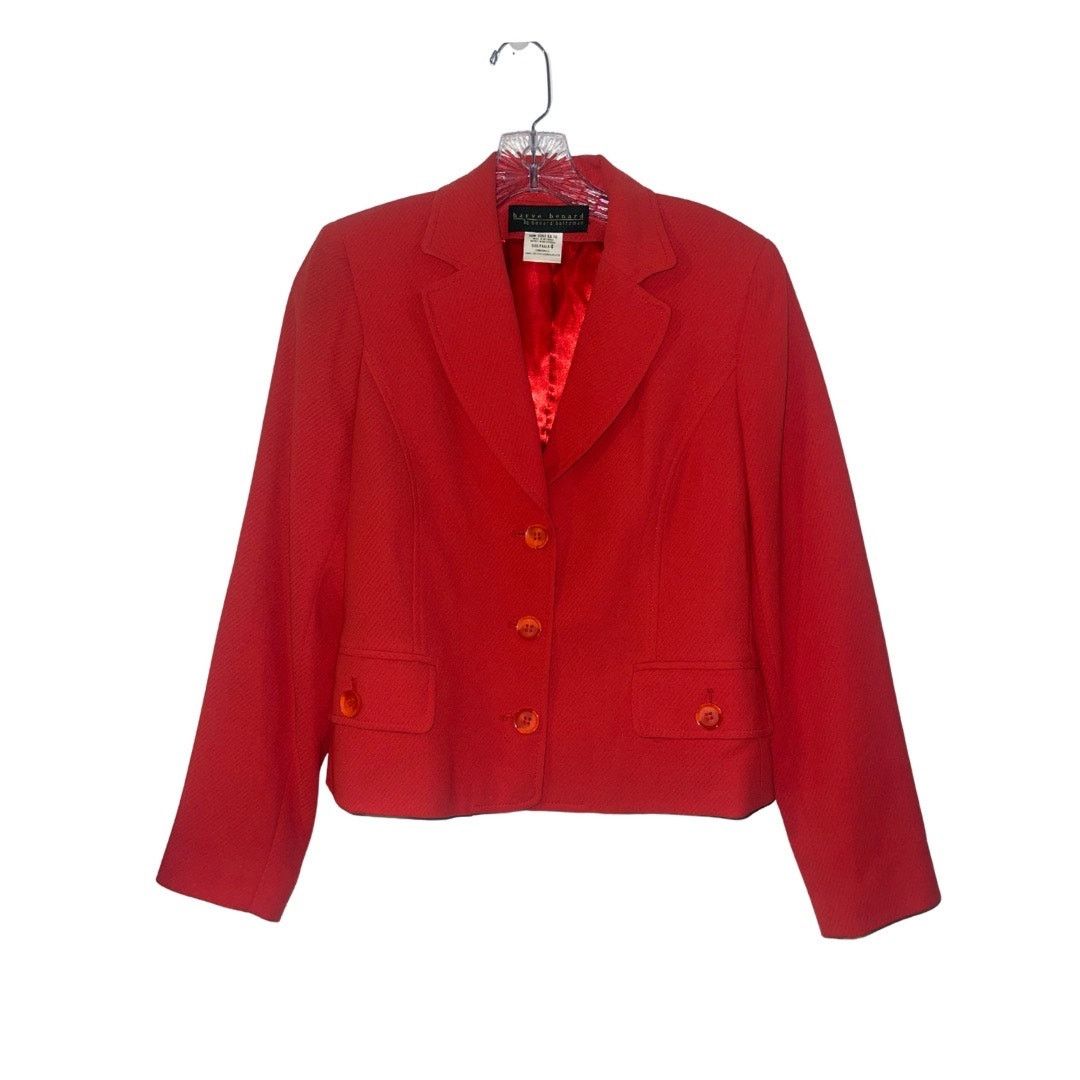 Other Vintage Harve Bernard Corral Suit Blazer Skirt Career Office Size S / US 4 / IT 40 - 2 Thumbnail