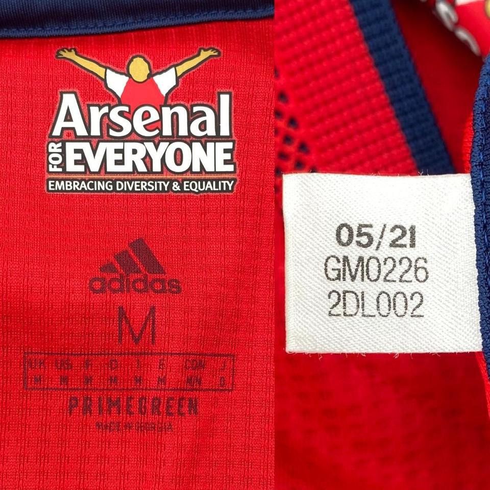 Adidas Arsenal Saka 2021 22 home PLAYER VERSION Premier League kit Size US M / EU 48-50 / 2 - 3 Thumbnail