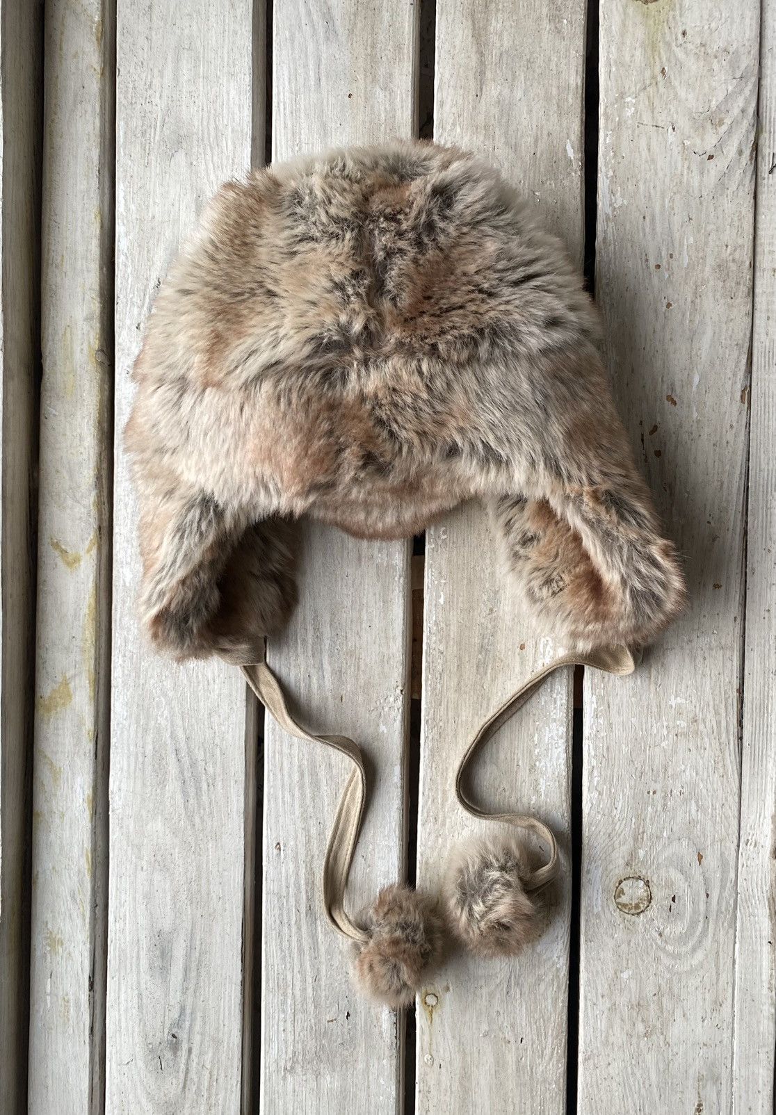 Japanese Brand × Vintage Y2K HYPE FUZZY MOHAIRE AVIATOR USSR USHANKA HAT bubble Size ONE SIZE - 7 Thumbnail