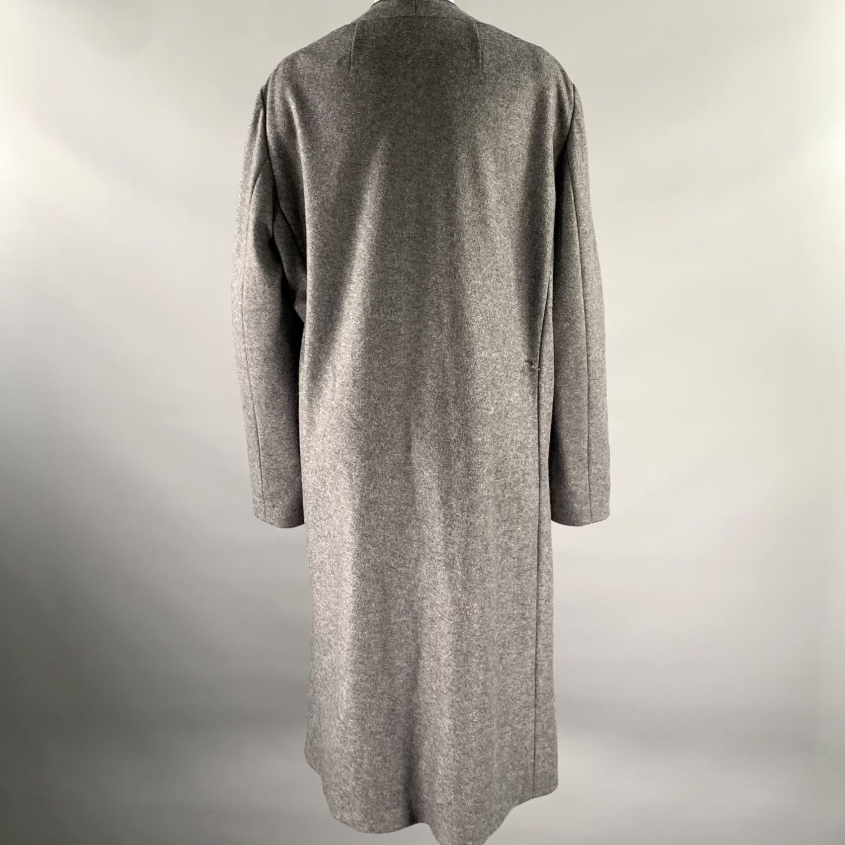 The Row VINTAGE THE ROW Coat Grey Black Wool Lambskin Size 12 Women Dress Coat Wool Lambskin Black Grey 12 Womens Size XL / US 12-14 / IT 48-50 - 4 Thumbnail
