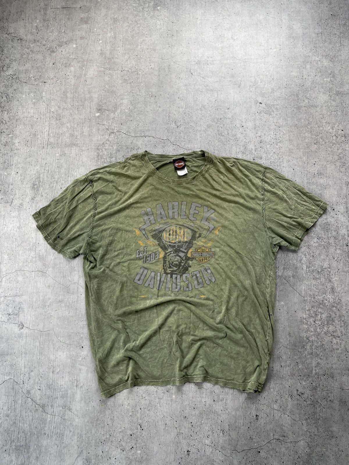 Harley Davidson × Vintage Vintage Harley Davidson Tee Size US XXL / EU 58 / 5 - 1 Thumbnail