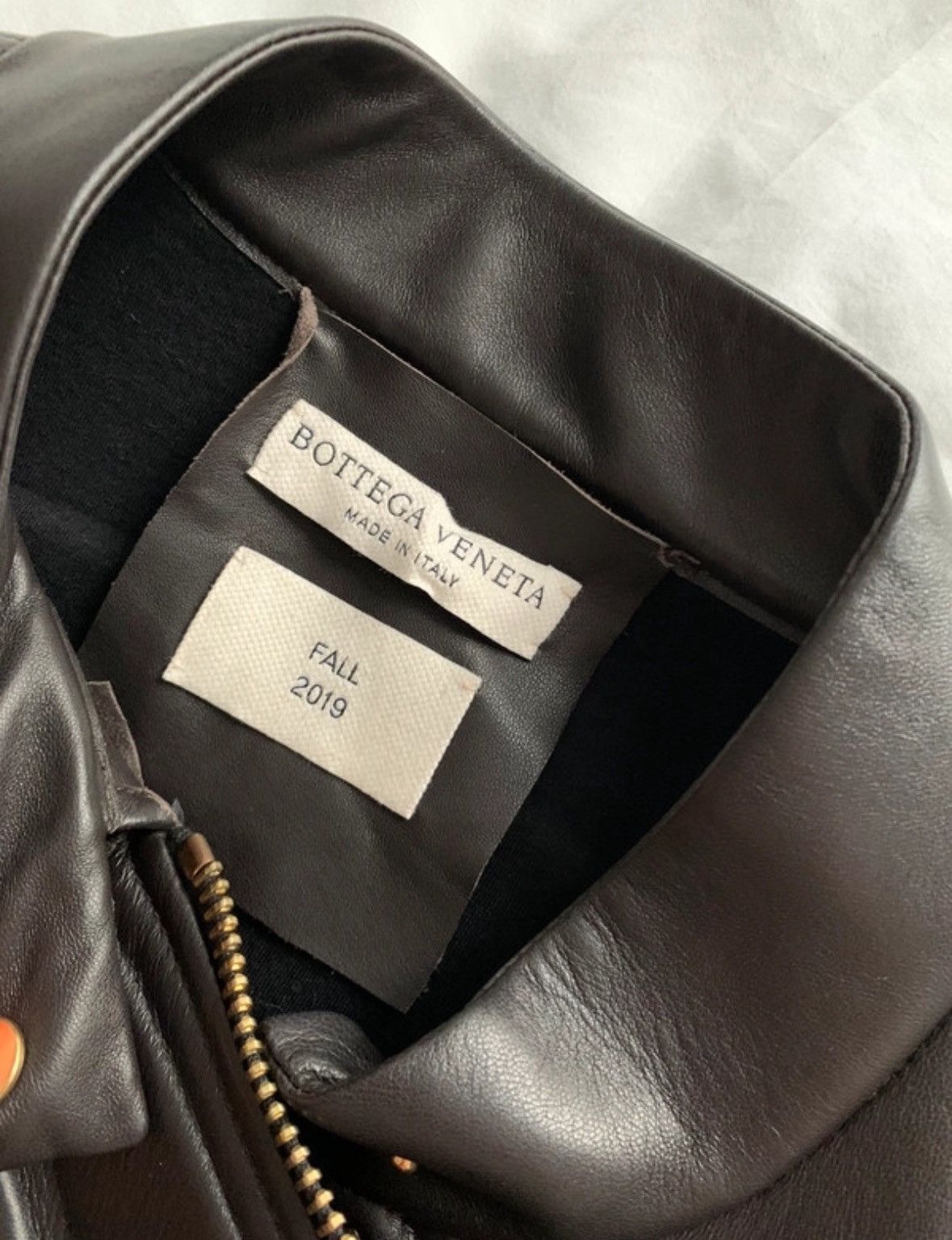 Bottega Veneta DANIEL LEE RUNWAY MOTO LEATHER JACKET Size S / US 4 / IT 40 - 5 Thumbnail