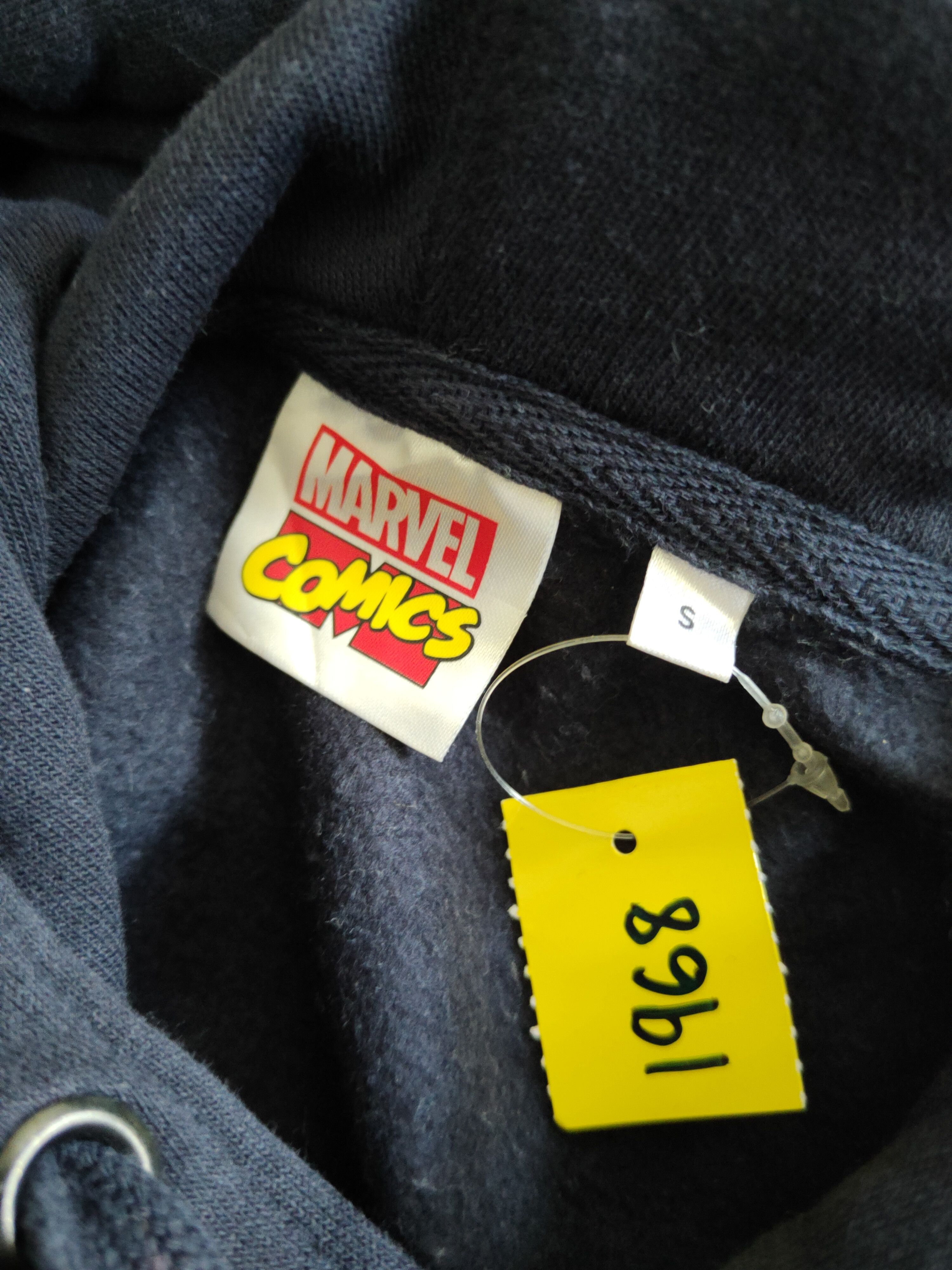 Marvel Comics DL GU Marvel Comics Navy Hoodie Sweatshirts #1968 Size US S / EU 44-46 / 1 - 13 Thumbnail