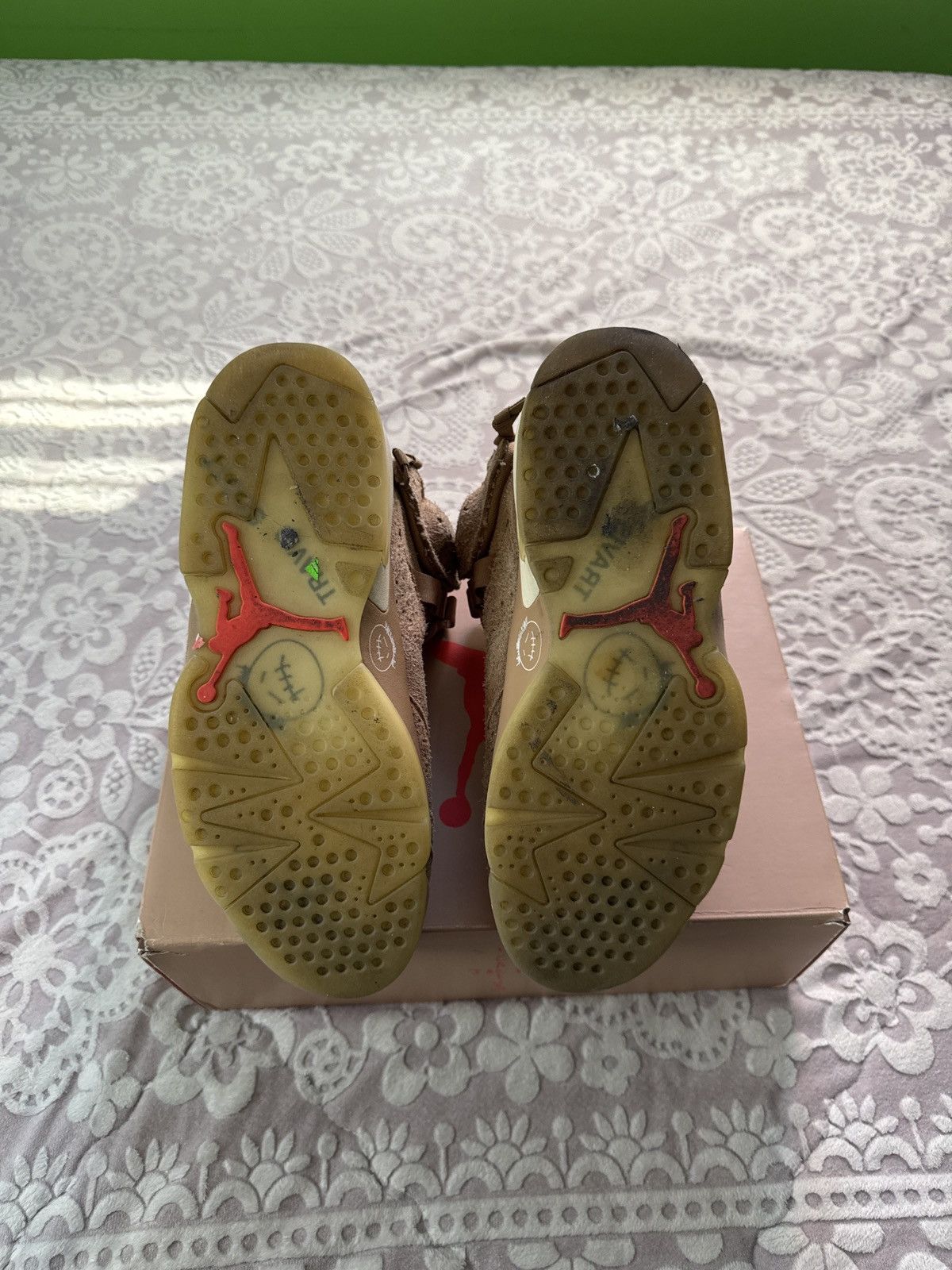Jordan Brand × Travis Scott Travis scott x air jordan 6 retro ‘British Khaki’ Size US 10 / EU 43 - 5 Thumbnail