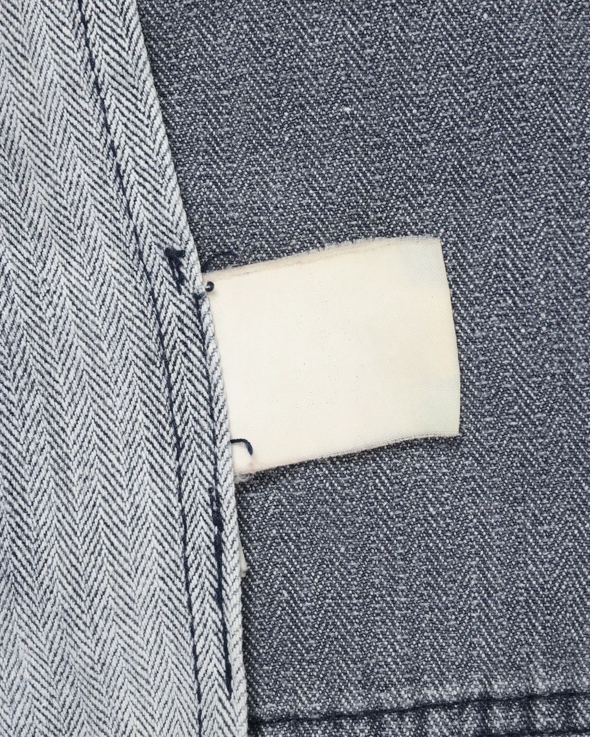 Vintage Lee Herringbone Jacket Light Grey Minimal Workwear Style Size US S / EU 44-46 / 1 - 7 Thumbnail