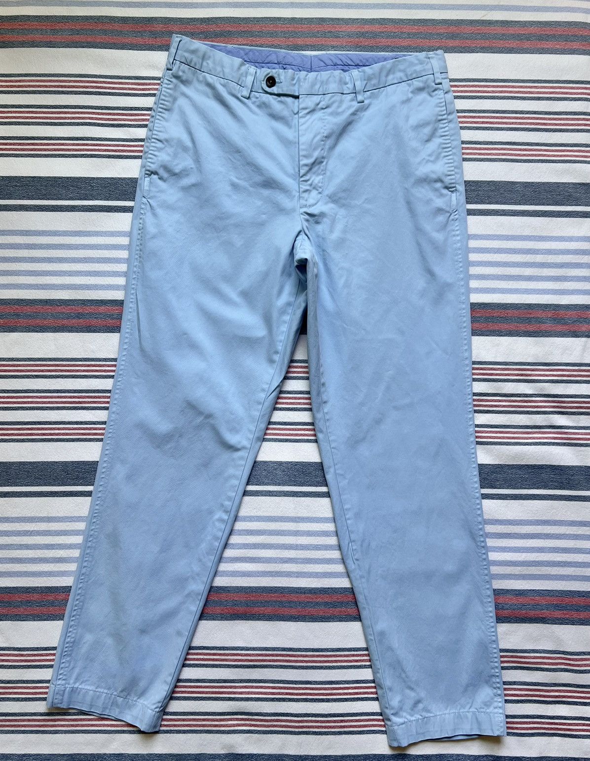 Sid Mashburn Sid Mashburn Sport Trouser Summer Poplin Cotton Chino Size US 34 / EU 50 - 1 Thumbnail