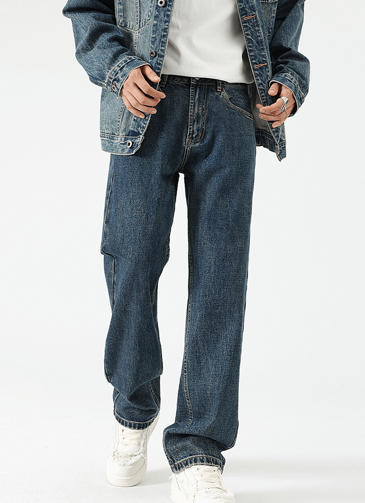 Japanese Brand × Vintage Trendy casual simple retro washed jeans Size US 32 / EU 48 - 1 Thumbnail