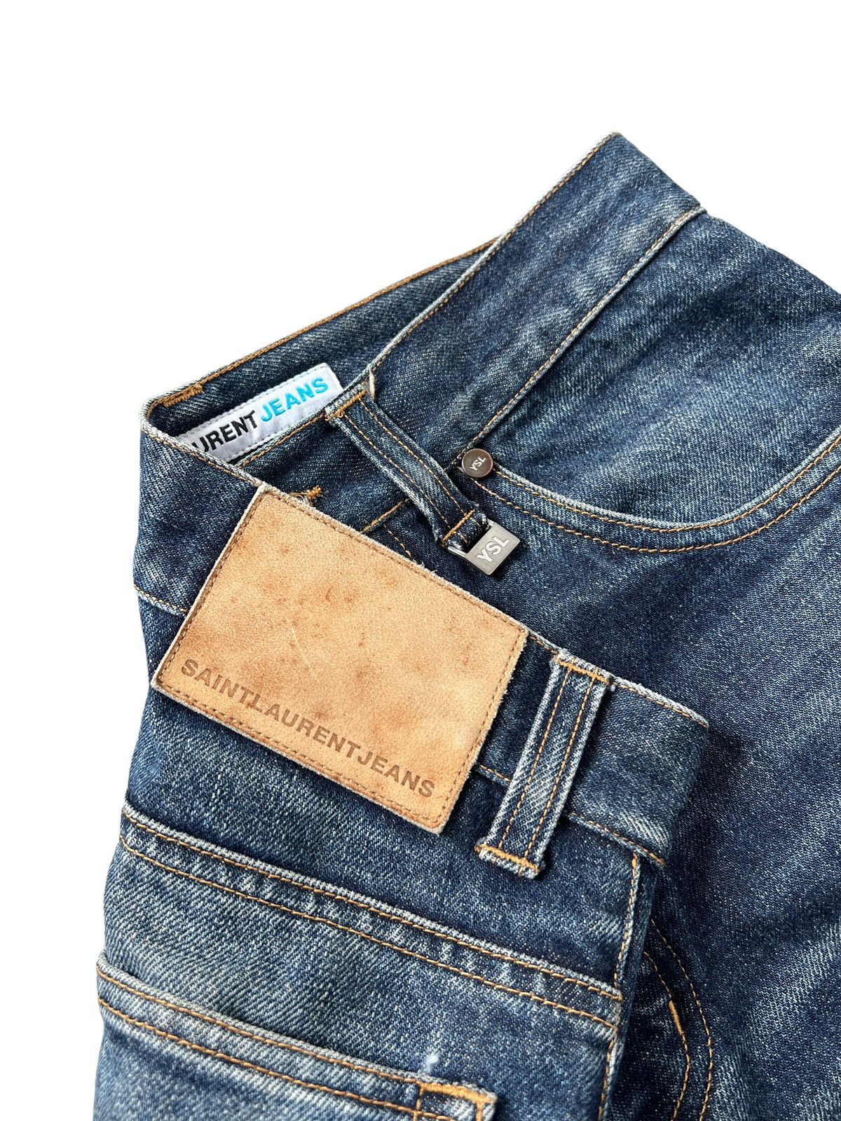 Yves Saint Laurent Saint Laurent Jeans Raw Aging Fading Size US 28 / EU 44 - 1 Thumbnail