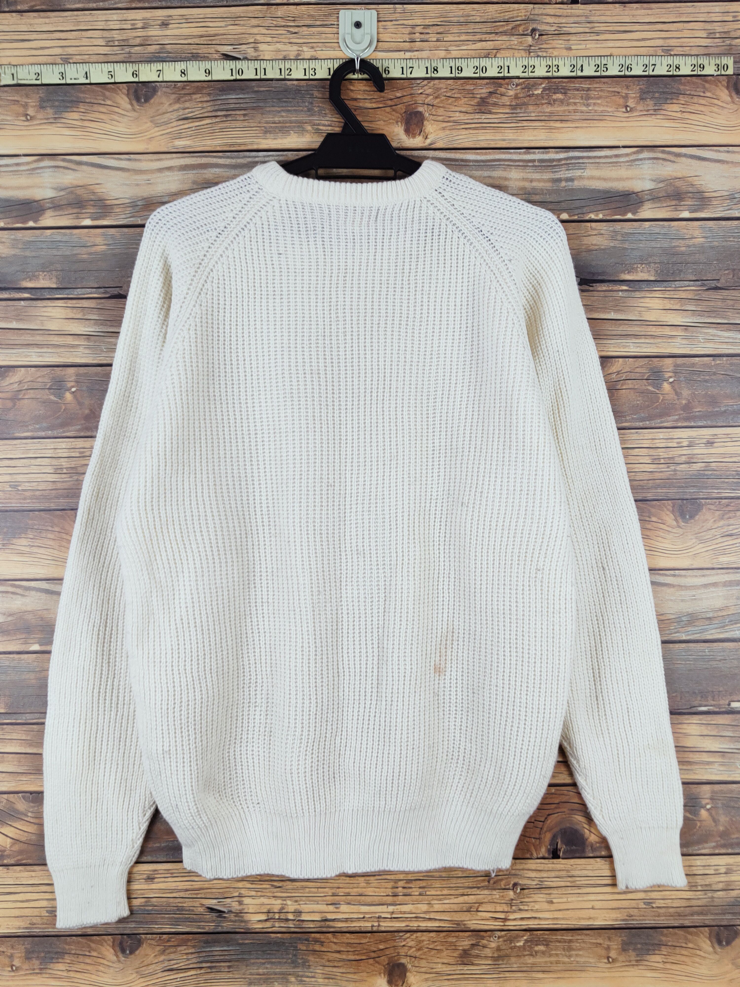 Japanese Brand Sold Out Ivory Knitwear Sweatshirts #W991 Size M / US 6-8 / IT 42-44 - 7 Thumbnail