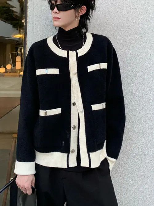 VIBE Black Cardigan Sweater Size US M / EU 48-50 / 2 - 5 Thumbnail