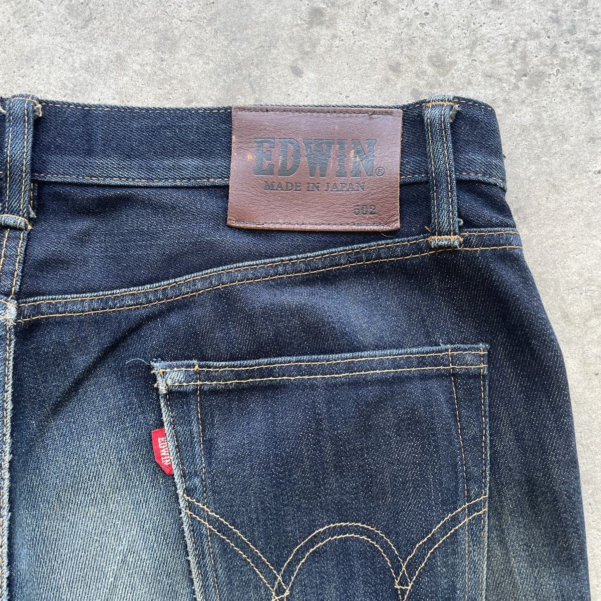 Edwin Vintage Edwin 502 Made In Japan Rusty Jeans Distressed Pants Size US 34 / EU 50 - 8 Thumbnail