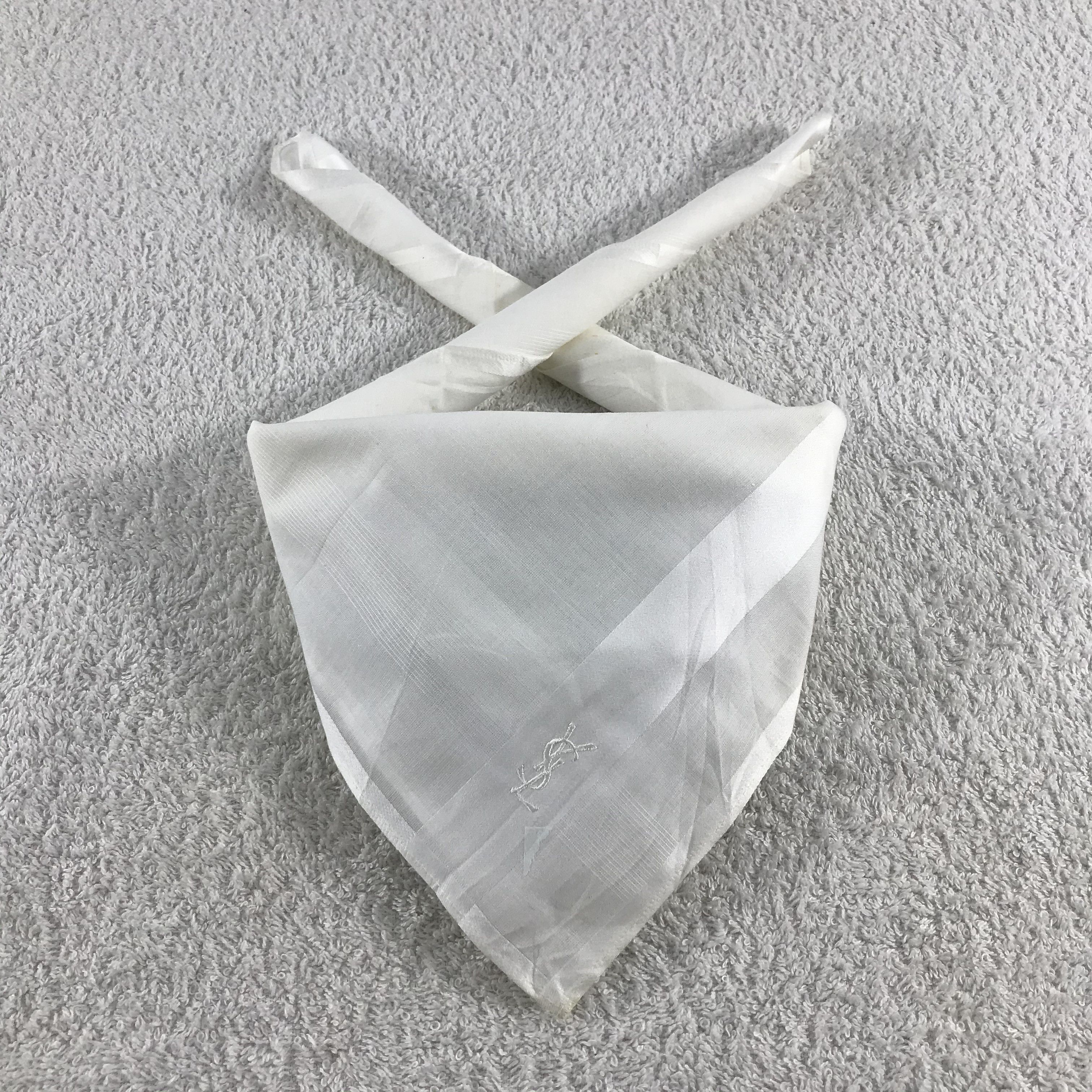 Vintage × Yves Saint Laurent Yves Saint Laurent Bandana / Handkerchief /Neckerchief -S081 Size ONE SIZE - 3 Thumbnail