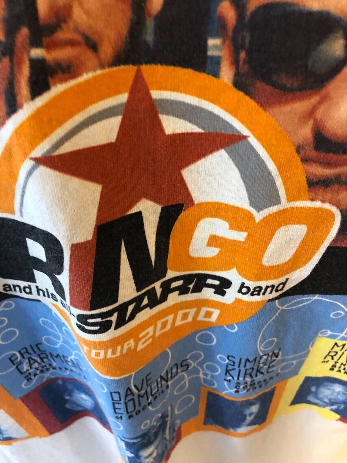 All Sport Ringo Starr 2000 All-Star Band Tour Vtg T-shirt White Lrg Size US L / EU 52-54 / 3 - 7 Thumbnail
