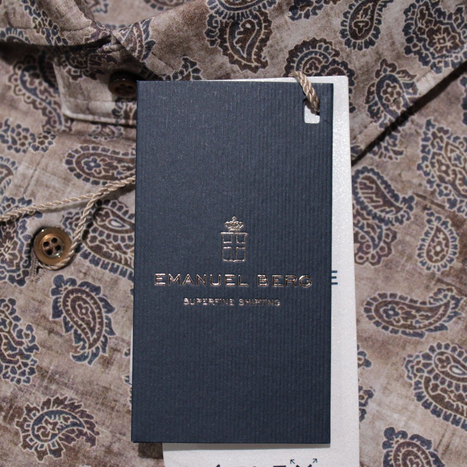 Other Emanuel Berg New with tags Shirt Size XL US In Brown Size US XL / EU 56 / 4 - 2 Thumbnail