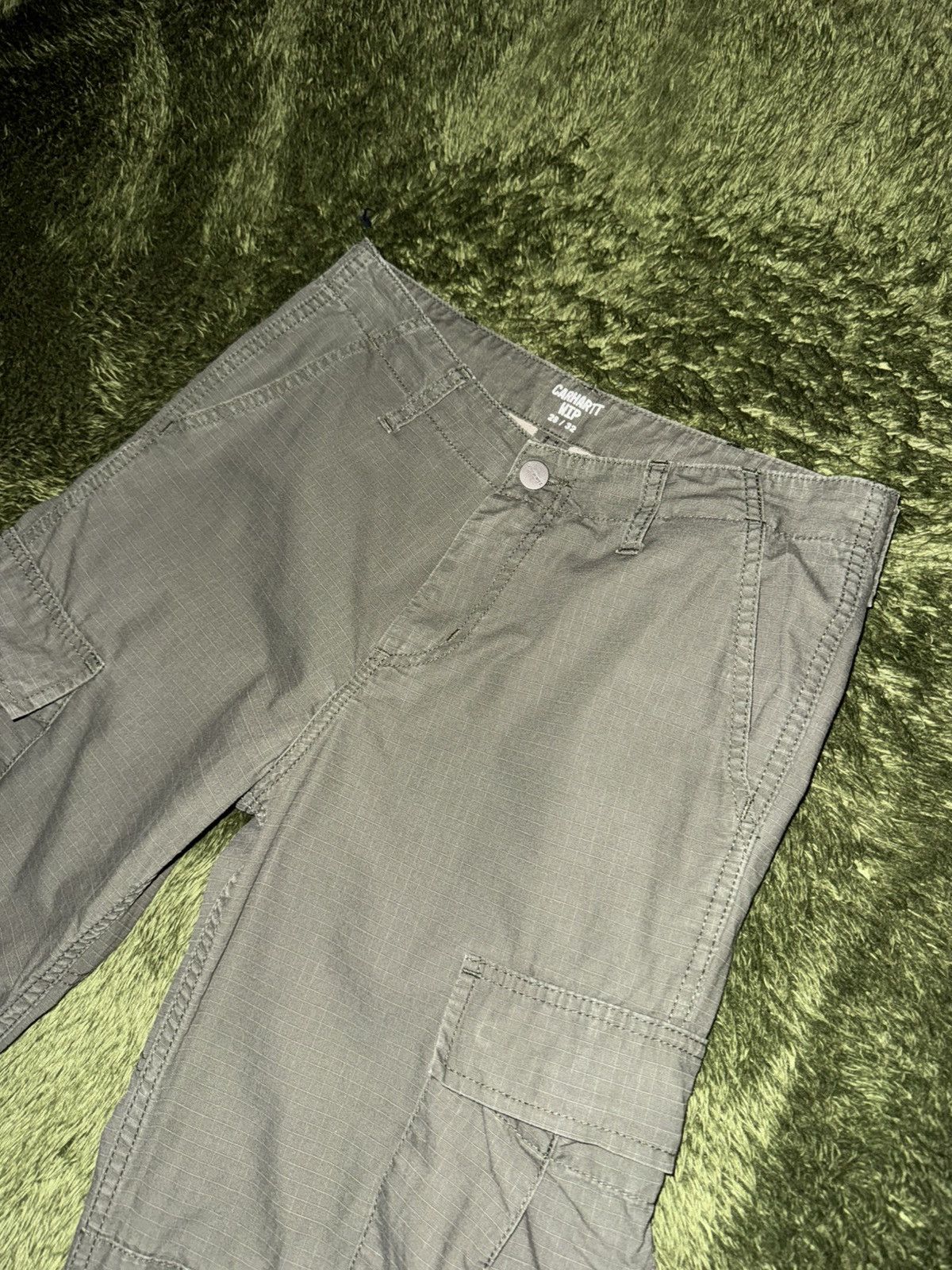 Carhartt Wip [28X32] Carhartt WIP Ripstop Cargo Pants Olive Size US 28 / EU 44 - 2 Thumbnail