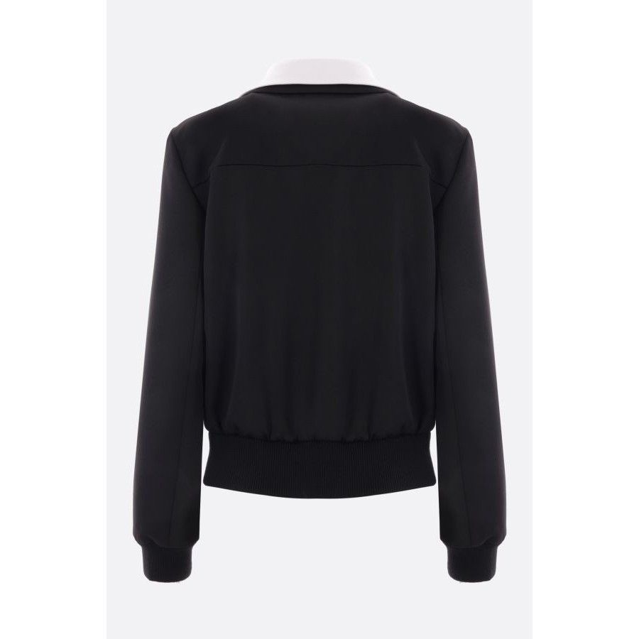 Prada PRADA Black Wool Single-Breasted Jacket New & Authentic (Wom Size M / US 6-8 / IT 42-44 - 2 Thumbnail