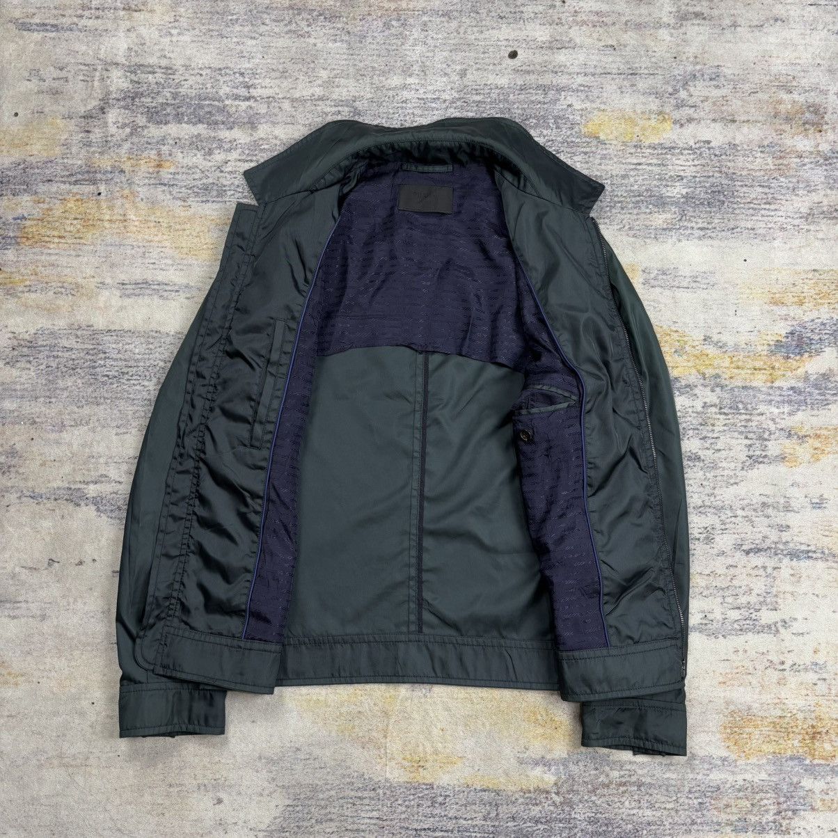 Prada Prada nylon work jacket dark green Size US M / EU 48-50 / 2 - 8 Thumbnail
