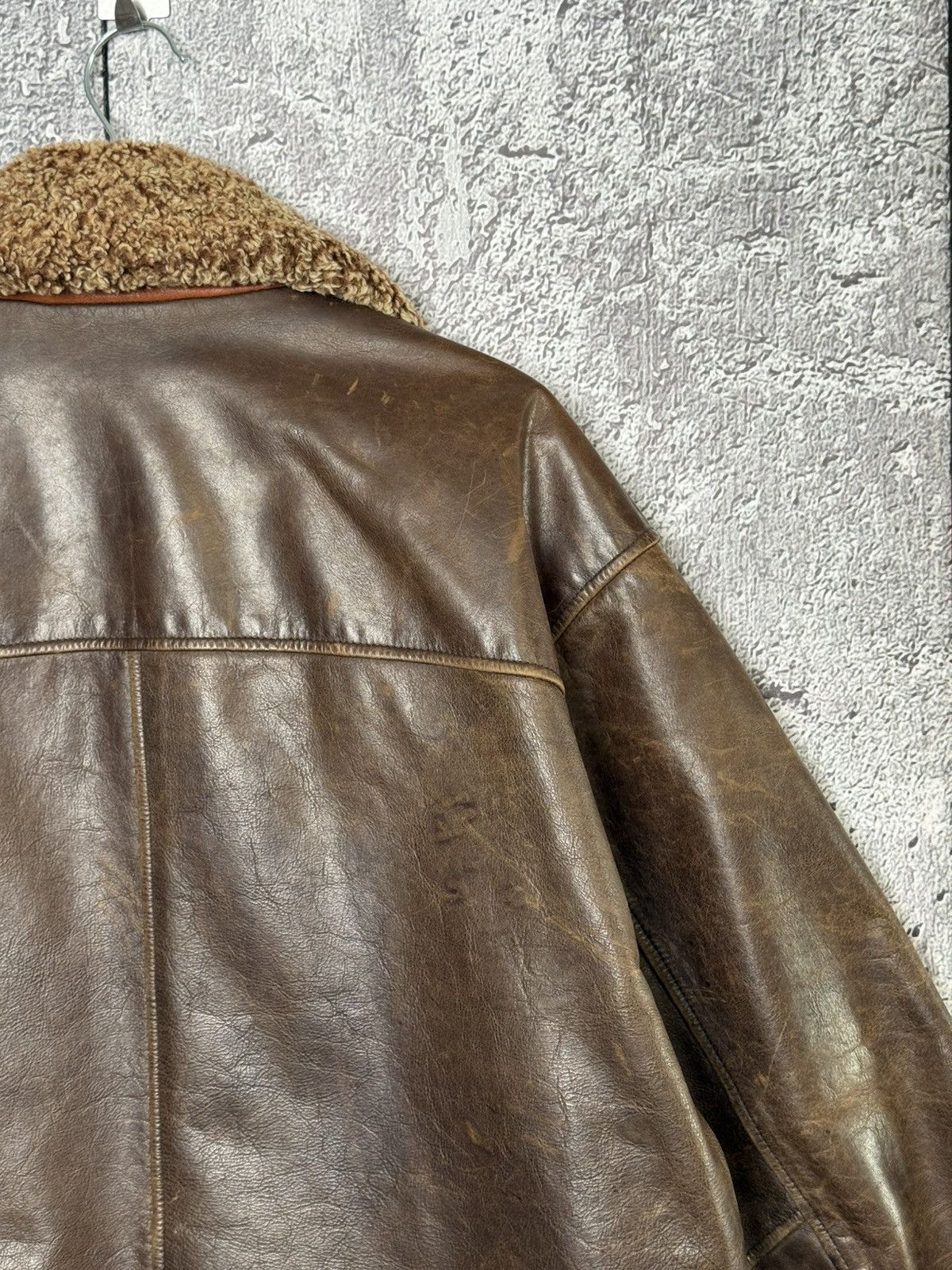 Timberland Vintage Timberland Leather Jacket Brown Shearling Collar Size US M / EU 48-50 / 2 - 17 Thumbnail