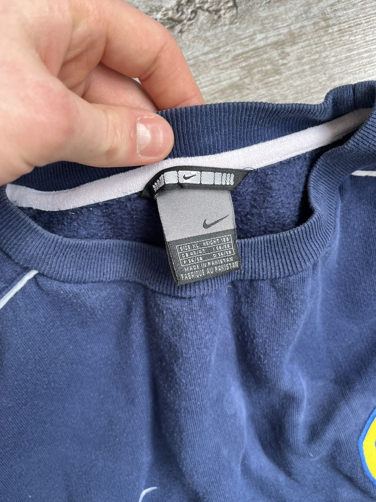 Nike × Vintage Vintage sweatshirt Nike Fc Leeds United Size US L / EU 52-54 / 3 - 5 Thumbnail