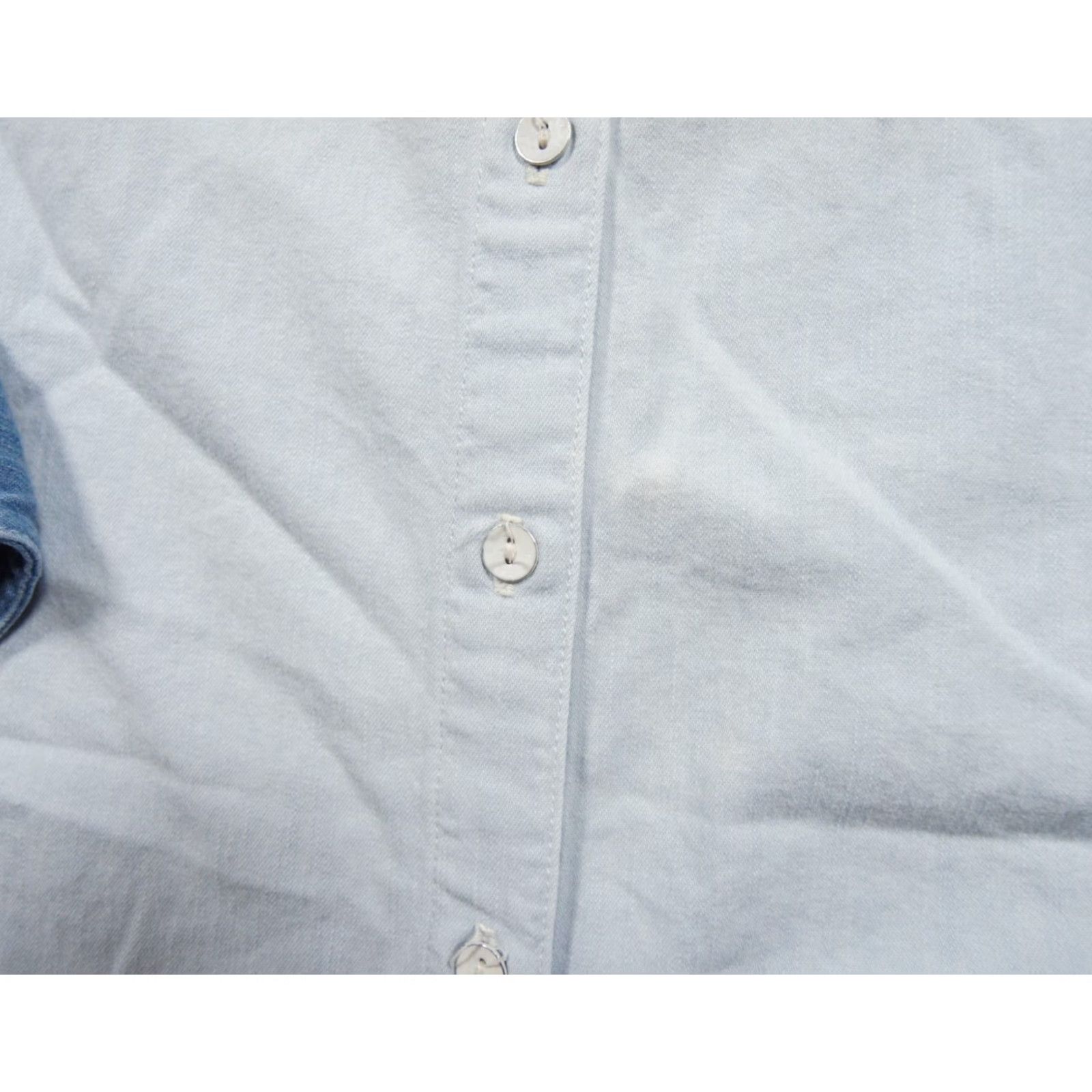 Rag & Bone Rag & Bone Women's Button-Up Shirt XS Blue Long Sleeve Casual Jean Regular Fit Size XS / US 0-2 / IT 36-38 - 4 Thumbnail