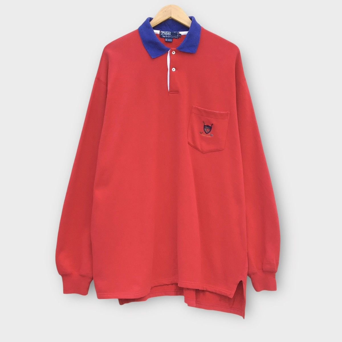 Polo Ralph Lauren Vintage 90s Polo Ralph Lauren Embroidered Logo Oversized Size US XL / EU 56 / 4 - 1 Thumbnail