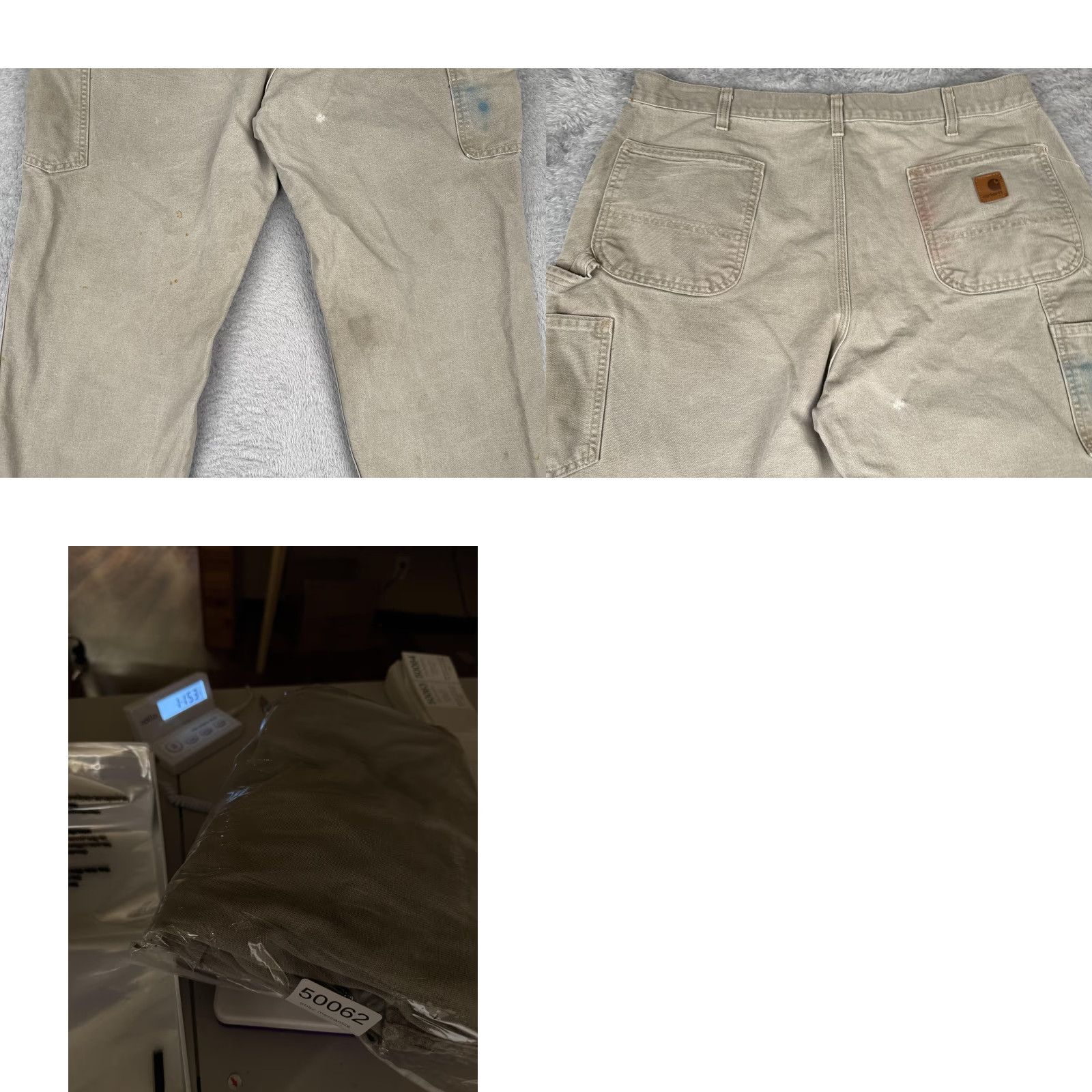 Carhartt Carhartt Pants Mens 40x32 Tan Washed Duck Dungaree Workwear Hammer Loop Carpenter 5-Pocket Logo USA Size US 40 / EU 56 - 10 Thumbnail