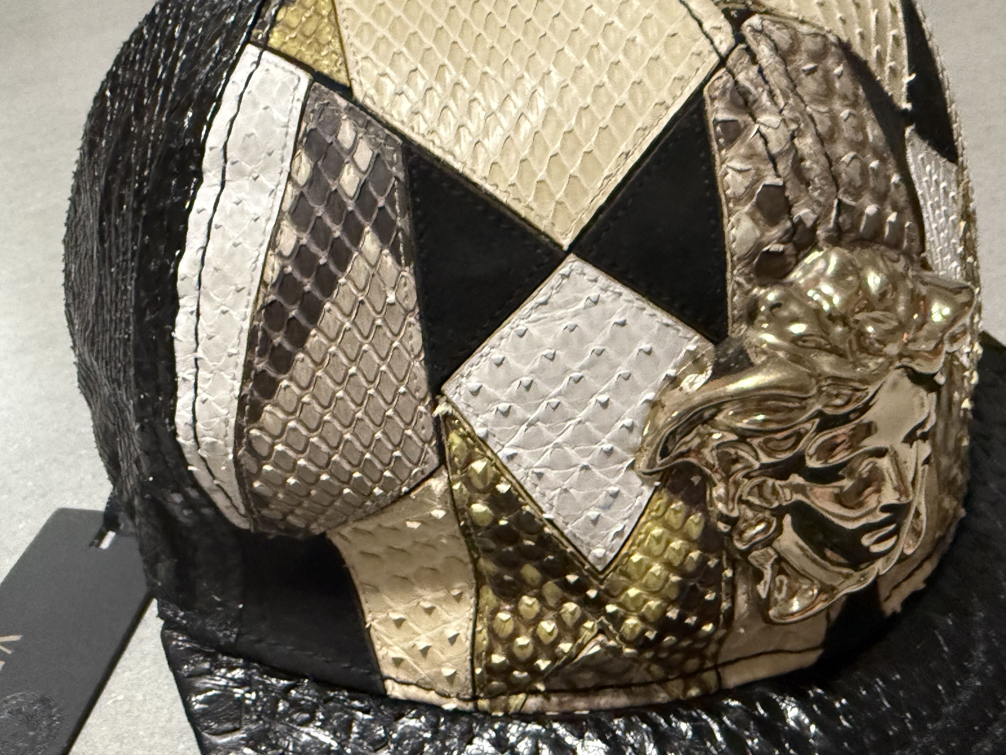 Versace VERSACE PYTHON BASEBALL HAT 6 5/8 SIZE XS MENS/ MED YOUTH Size ONE SIZE - 4 Thumbnail