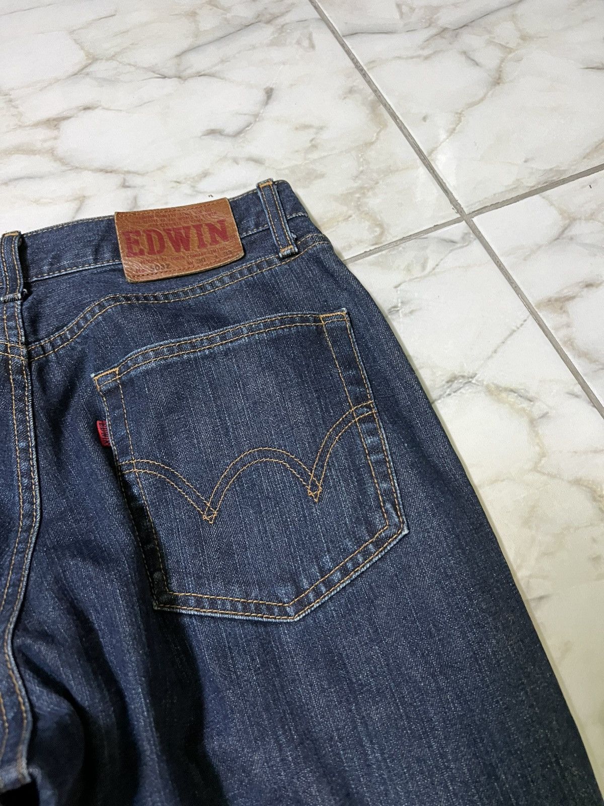 Edwin × If Six Was Nine × Japanese Brand 💥Baggy💥Vintage Edwin 503z Washed Distress Jean Size US 29 - 12 Thumbnail