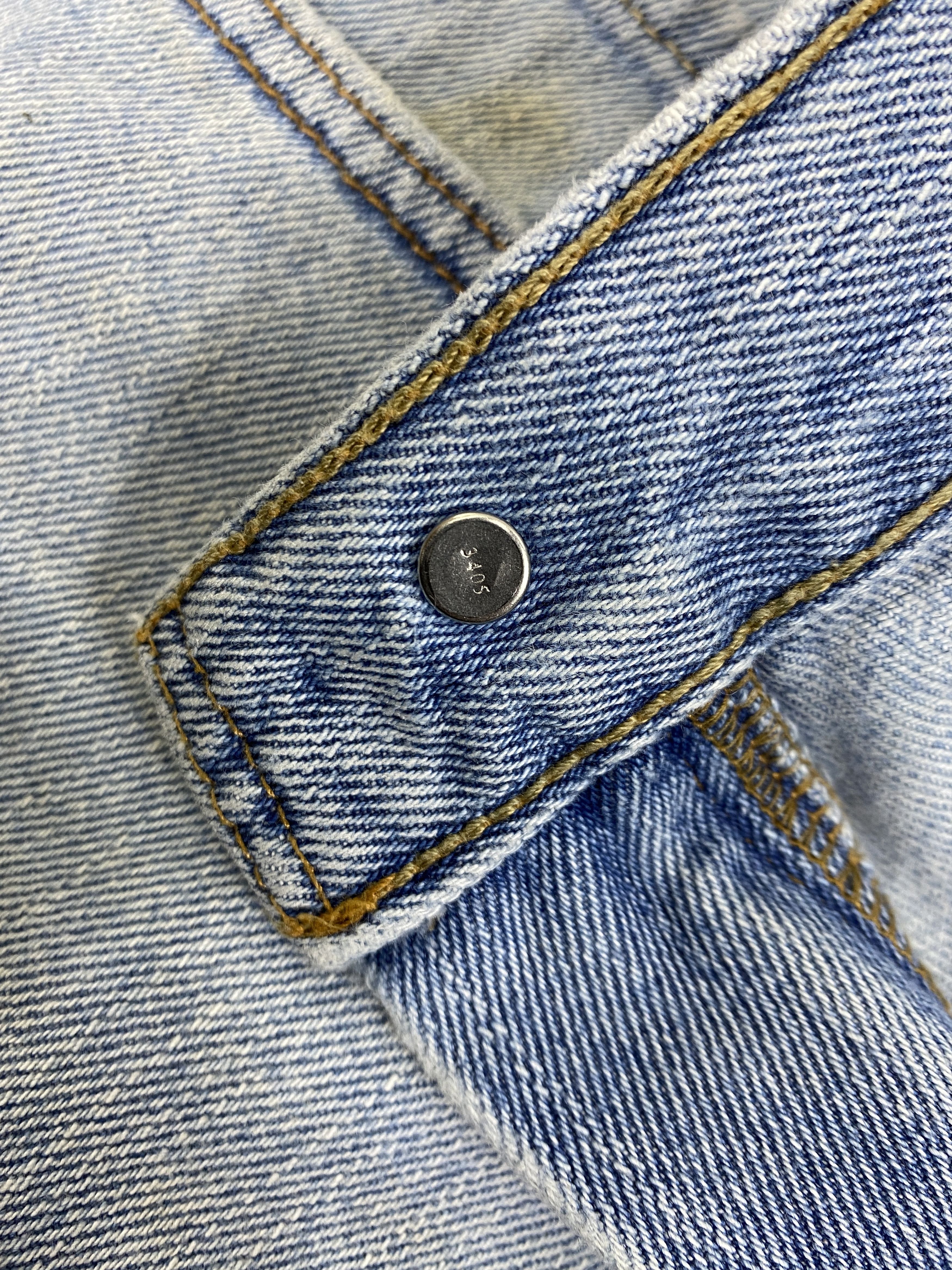 Levi's Light Blue Wash Vintage Levi's 550 34x29.5 Denim -JN1891 Size US 34 / EU 50 - 7 Thumbnail