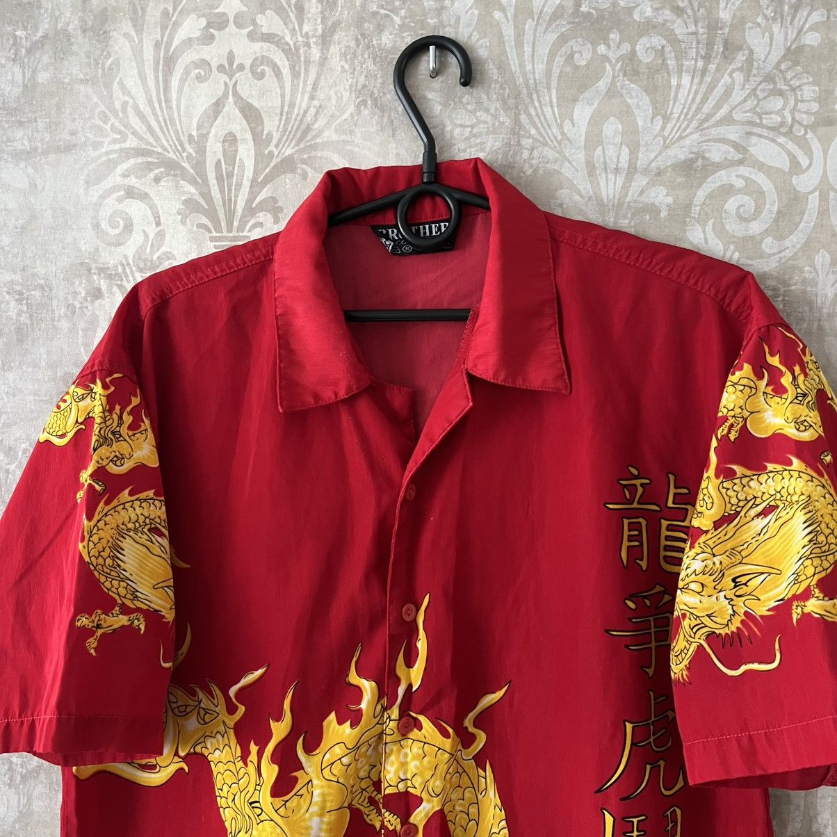 Japanese Brand Vintage Y2K Dragon Japan Shirt retro Size US S / EU 44-46 / 1 - 4 Thumbnail