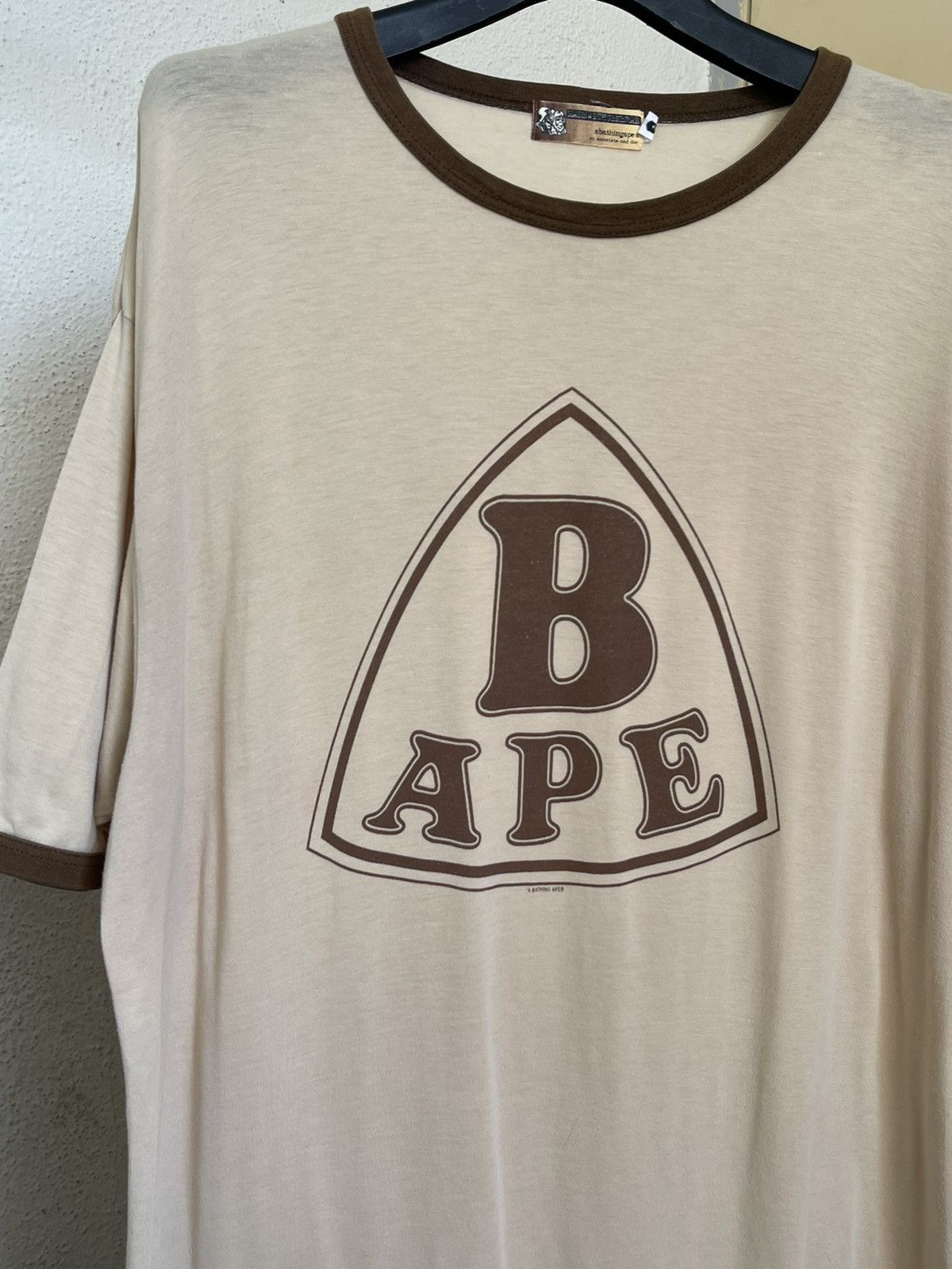 Bape Bape College Style Print Chest Ringer T Shirt Tall Size US L / EU 52-54 / 3 - 2 Thumbnail