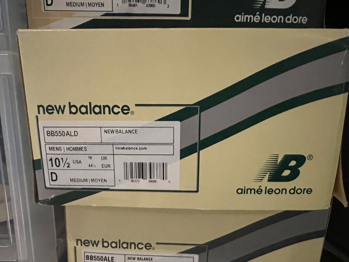 Aime Leon Dore × New Balance Aime Leon Dore New Balance 550 Green Size US 10.5 / EU 43-44 - 10 Thumbnail