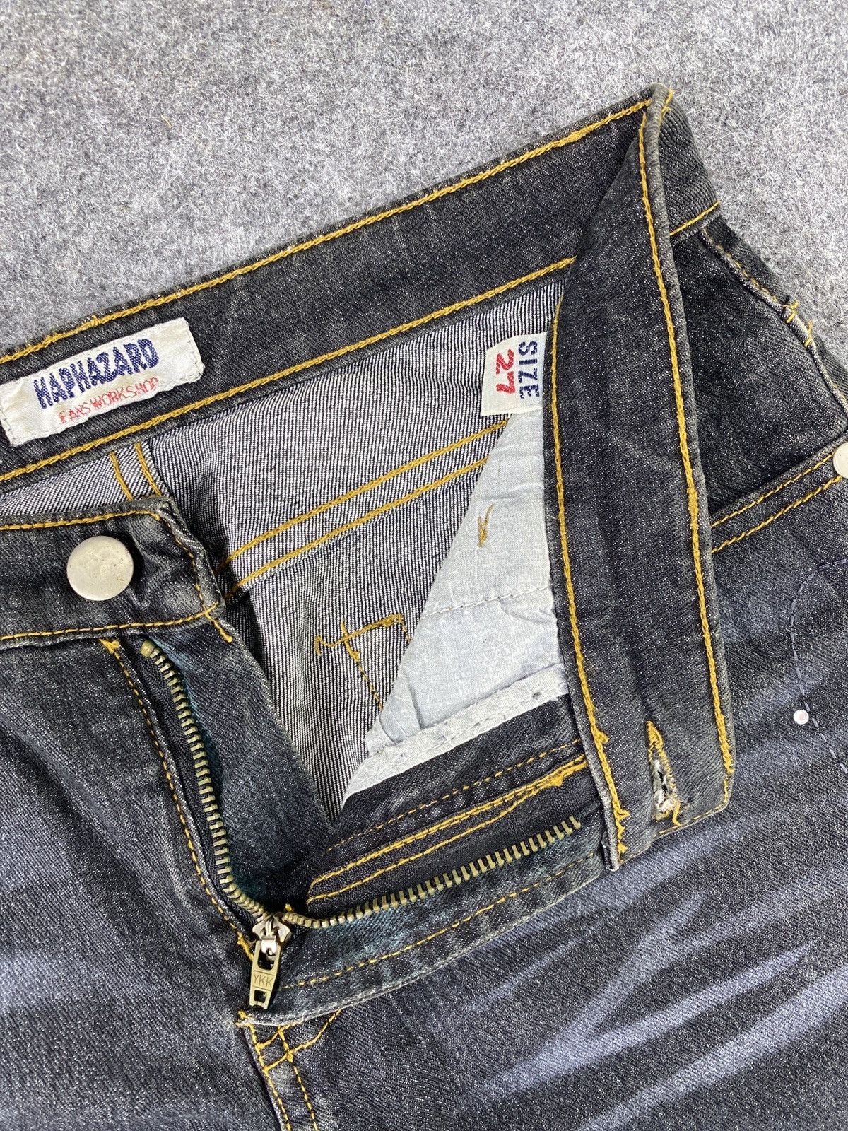 Jean Haphazard bootcut Wash Jeans - J1006 Size 27" / US 4 / IT 40 - 7 Thumbnail
