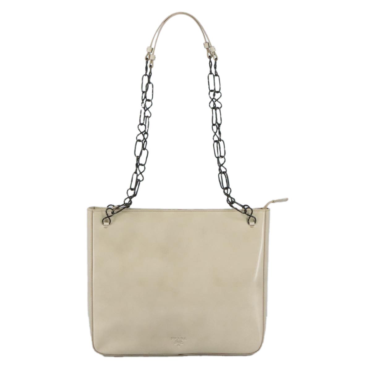 Prada Prada FW 1998 Khaki Patent Leather Asymetrical Bag