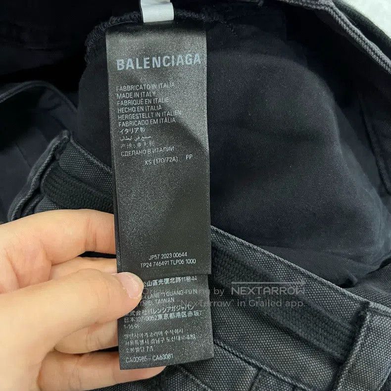 Balenciaga Balenciaga size XS Distressed Patchwork Casual Pants Size US 27 - 4 Thumbnail