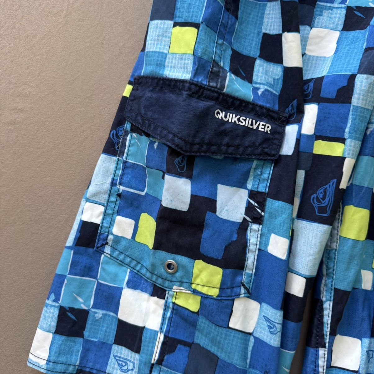 Quiksilver Quiksilver Grid Printed Cargo board shorts Size US 30 / EU 46 - 3 Thumbnail