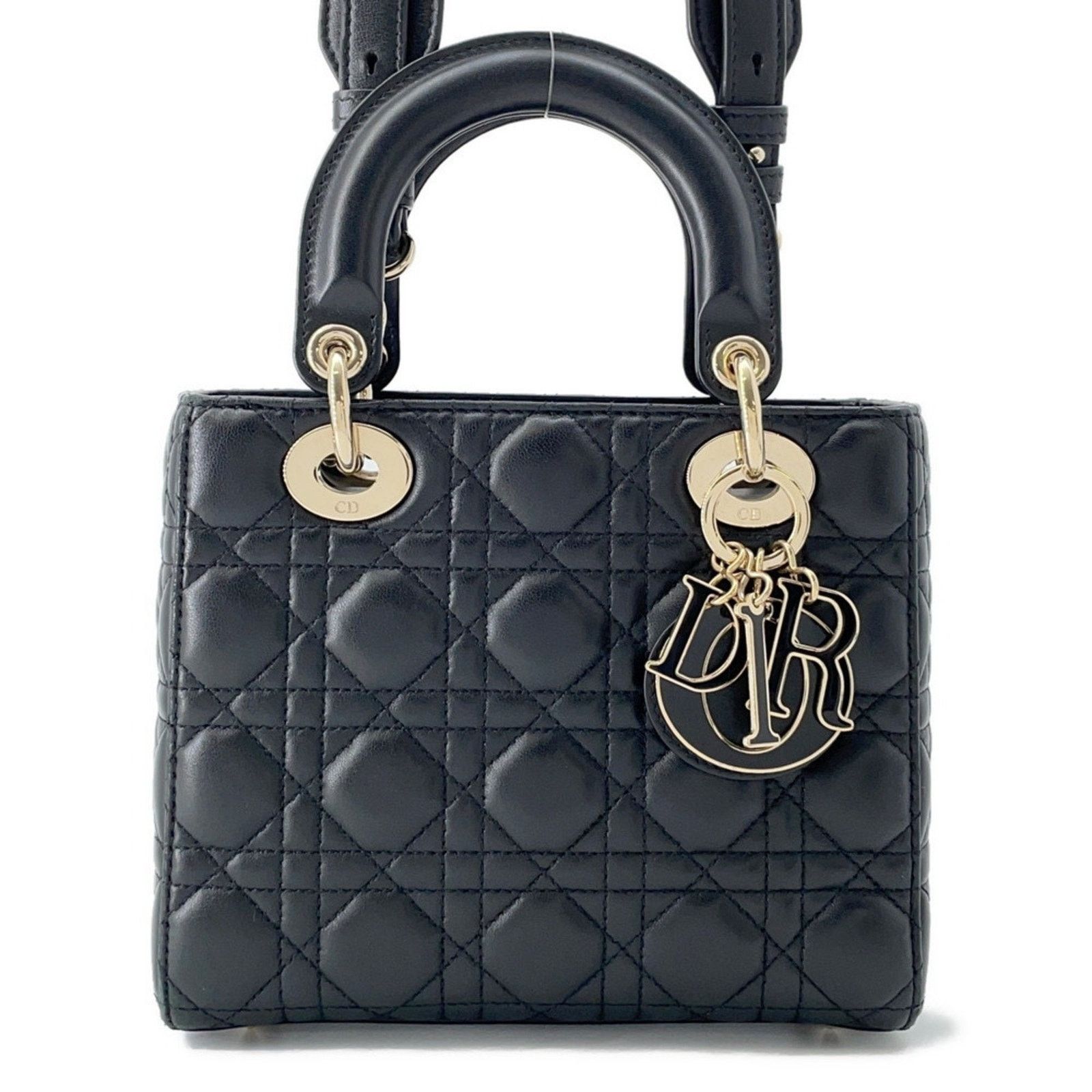 Dior Black Leather My Lady Dior