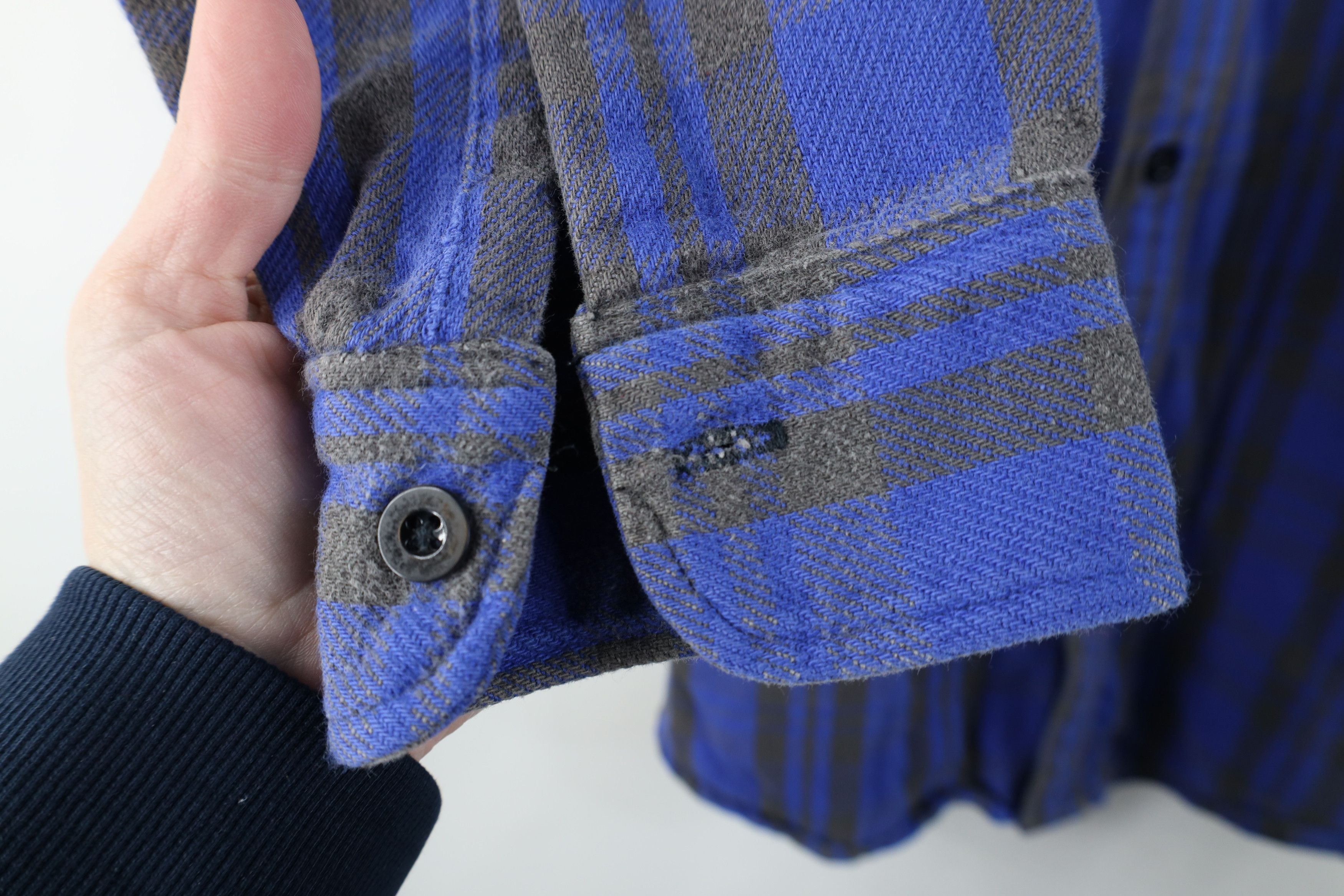 Vintage Vintage 90s Streetwear Heavy Flannel Button Shirt Plaid Size US M / EU 48-50 / 2 - 6 Thumbnail