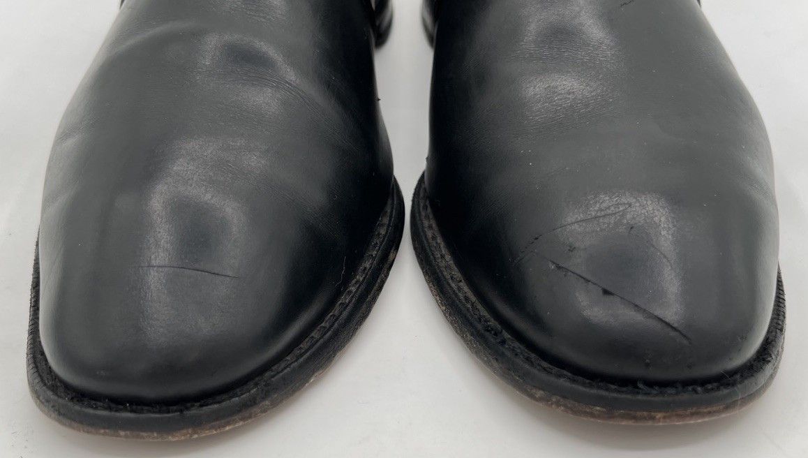 Allen Edmonds Allen Edmonds "PLYMOUTH" Single Monk Strap 12D Black Leather Size US 12 / EU 45 - 3 Thumbnail