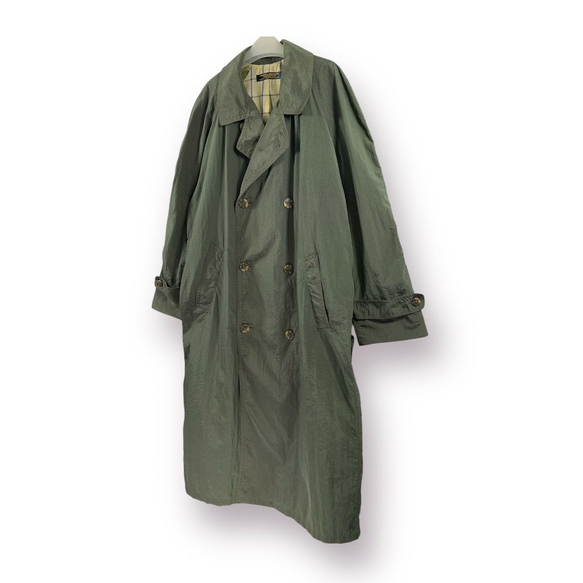 Brooks Brothers 🔥 90's Brooks Brothers Thom Browne Nylon trench Coat Size US L / EU 52-54 / 3 - 2 Thumbnail