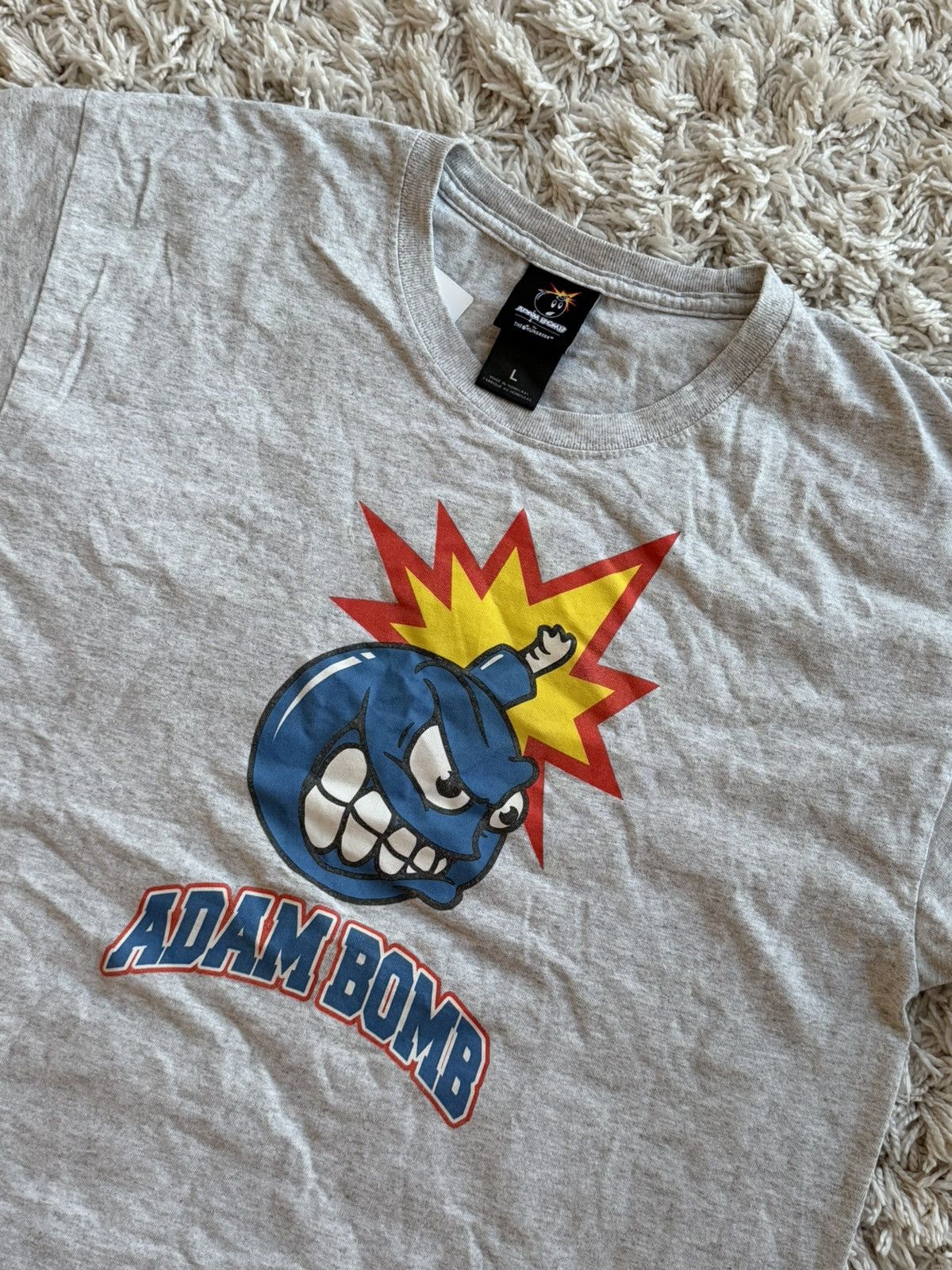 The Hundreds Vintage The Hundreds Adam Bomb Grey T-Shirt Size US L / EU 52-54 / 3 - 2 Thumbnail