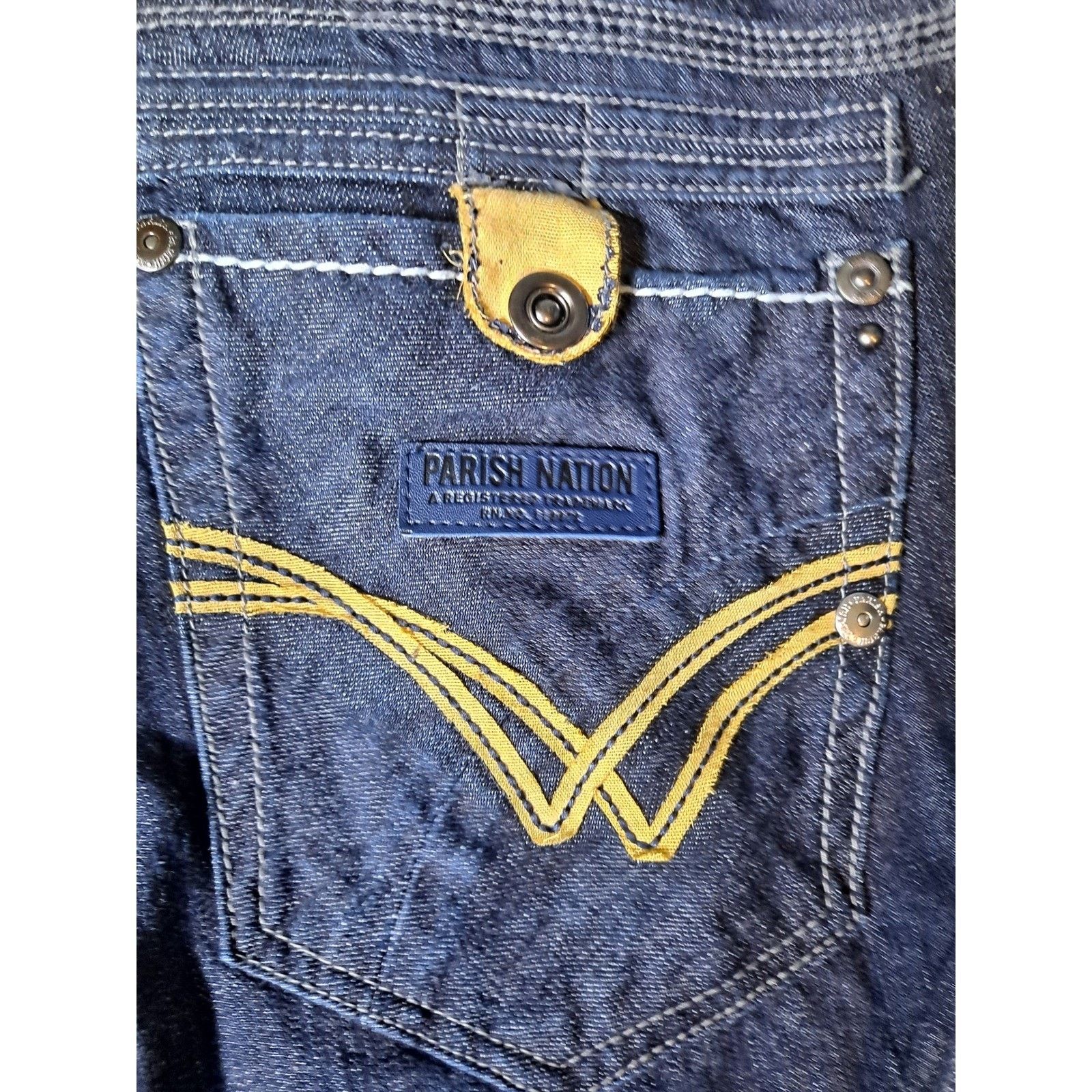 Parish Nation Parish Nation Denim Jeans Dark Wash Cotton Blend Size 36 Size US 36 / EU 52 - 2 Thumbnail