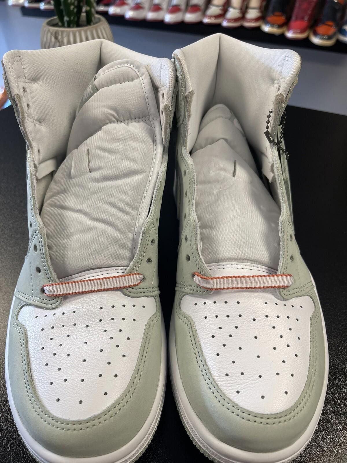 Jordan Brand Size 10.5w - Jordan 1 Retro High OG Seafoam 2021 CD0461-002 Size US 10.5 / IT 40.5 - 6 Thumbnail