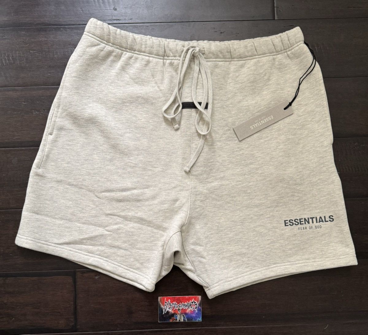 Essentials FOG Fear of God Fear of God FOG Essentials Drawstring Shorts Chinchilla SZ M Grailed