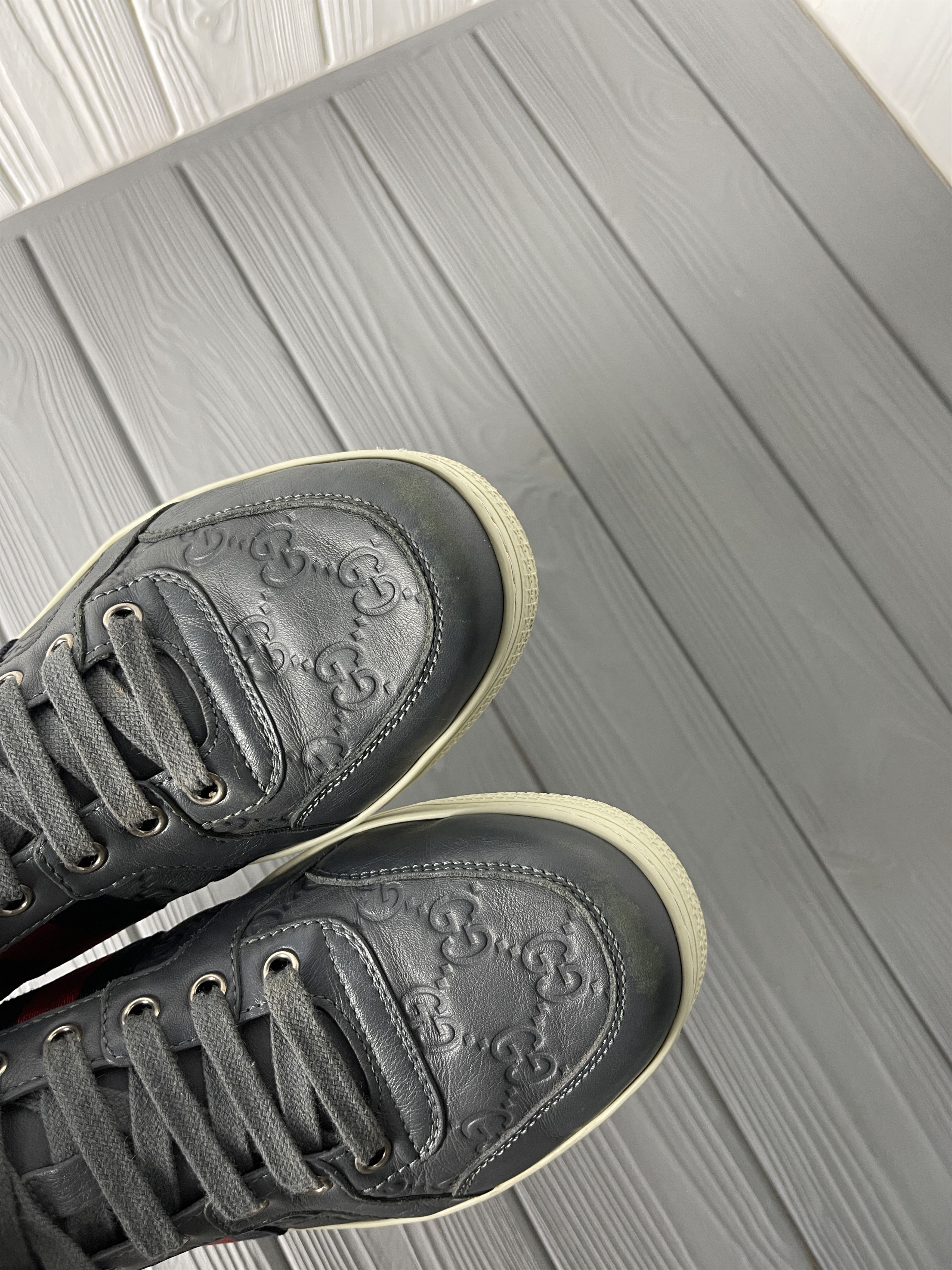 Gucci Gucci High Top Sneakers Size US 5.5 / EU 38 - 14 Thumbnail