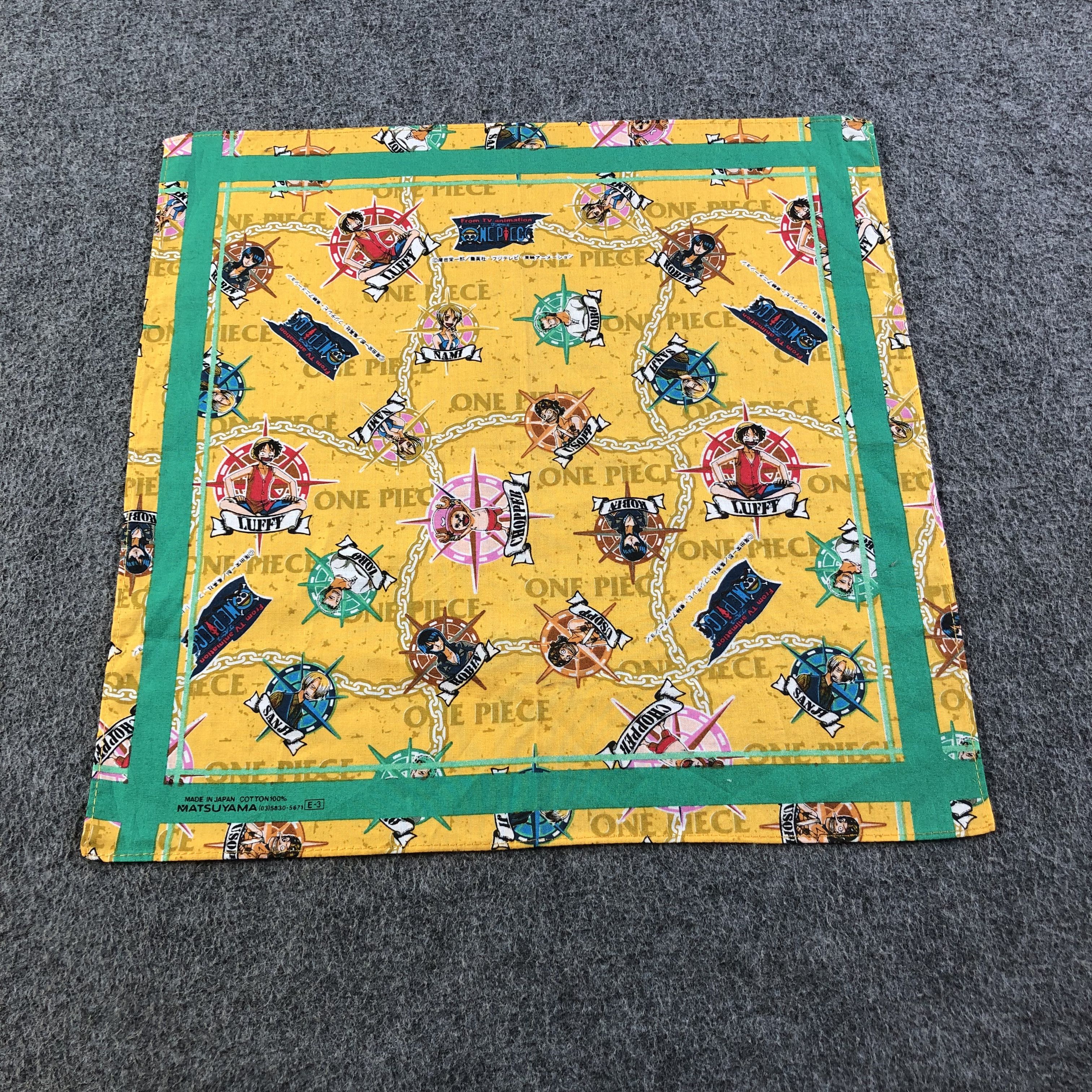 Anime × Japanese Brand × One Piece One Piece Handkerchief Bandana Neckerchief H2314 Size ONE SIZE - 1 Thumbnail