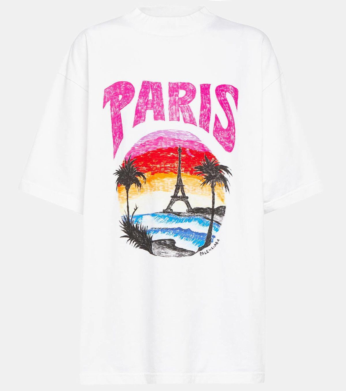 Paris Tropical T-Shirt in White