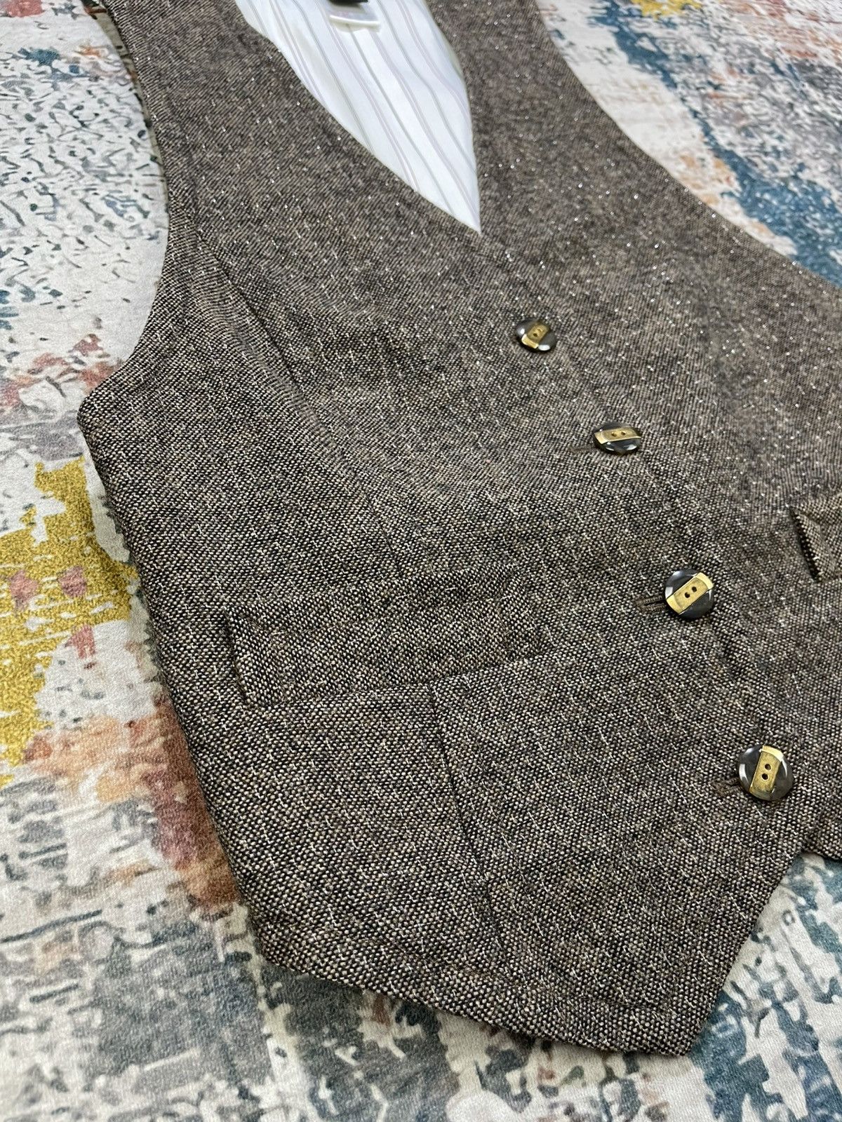 Marc by Marc Jacobs Marc By Marc Jacobs Wool Tweed Waistcoat Size M / US 6-8 / IT 42-44 - 3 Thumbnail