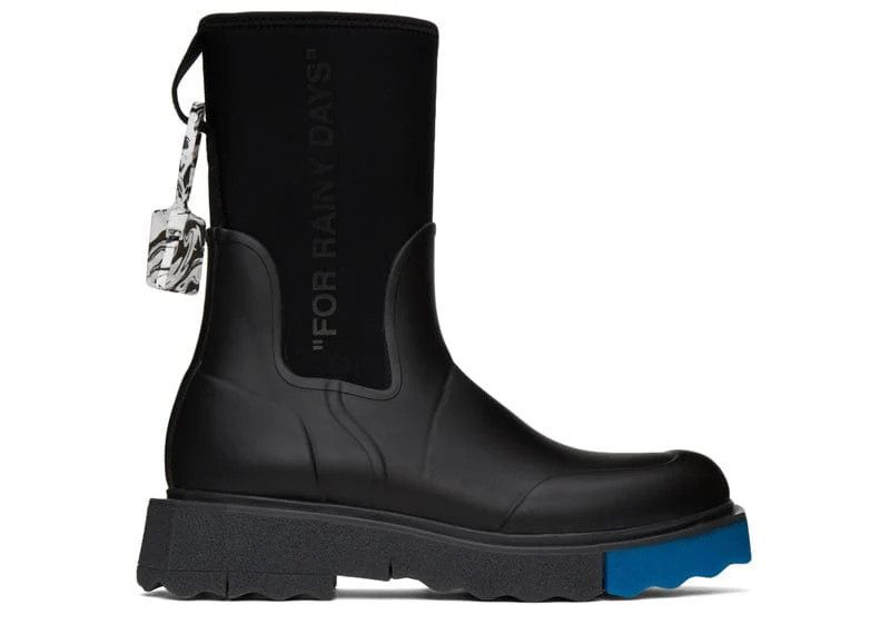 Off-White o1y0225 Ankle Boots in Black Size US 8 / EU 41 - 1 Thumbnail