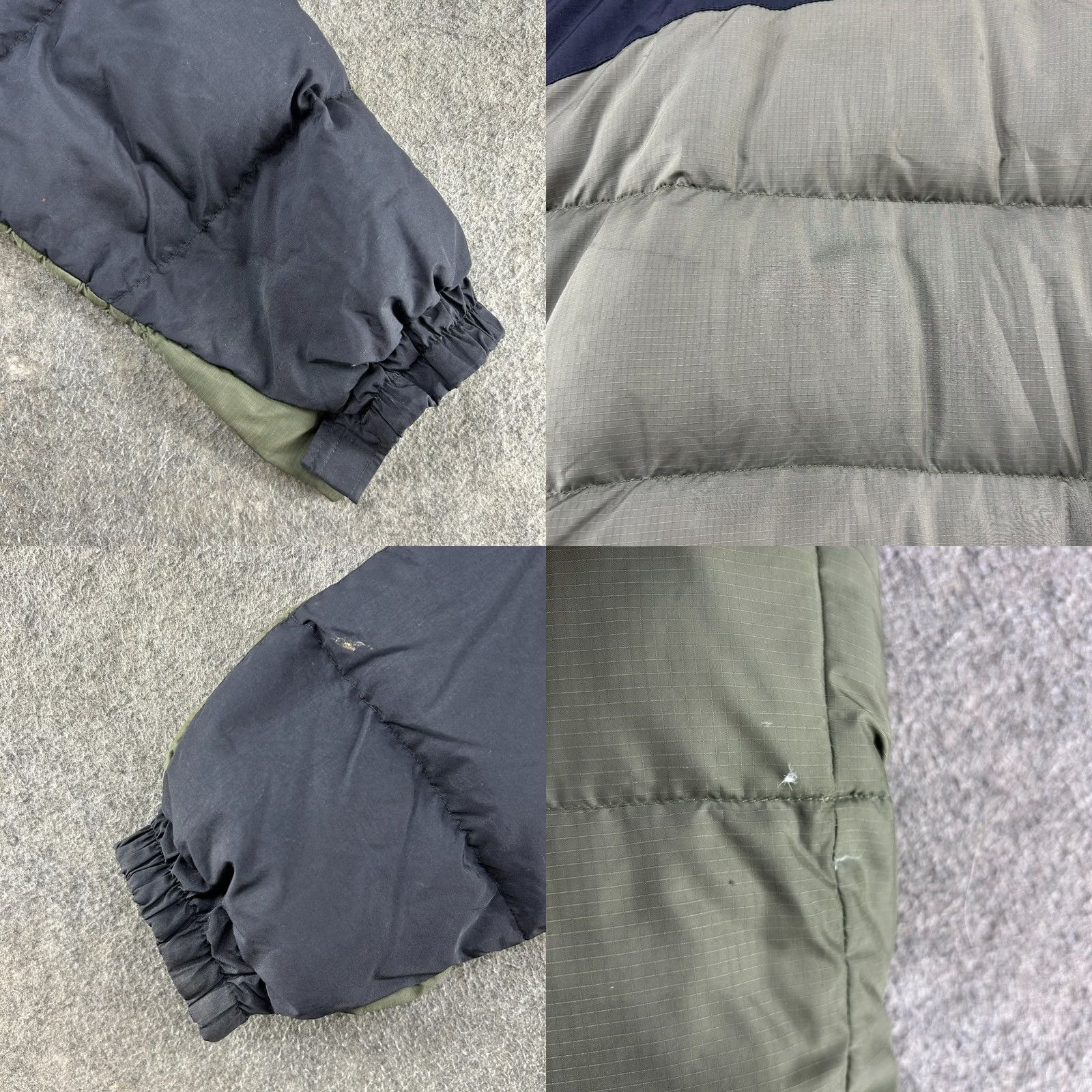 Mountain Hardwear VINTAGE Mountain Hardwear Jacket Puffer Down Feather XL Green Black Ripstop Men Size US XL / EU 56 / 4 - 8 Thumbnail